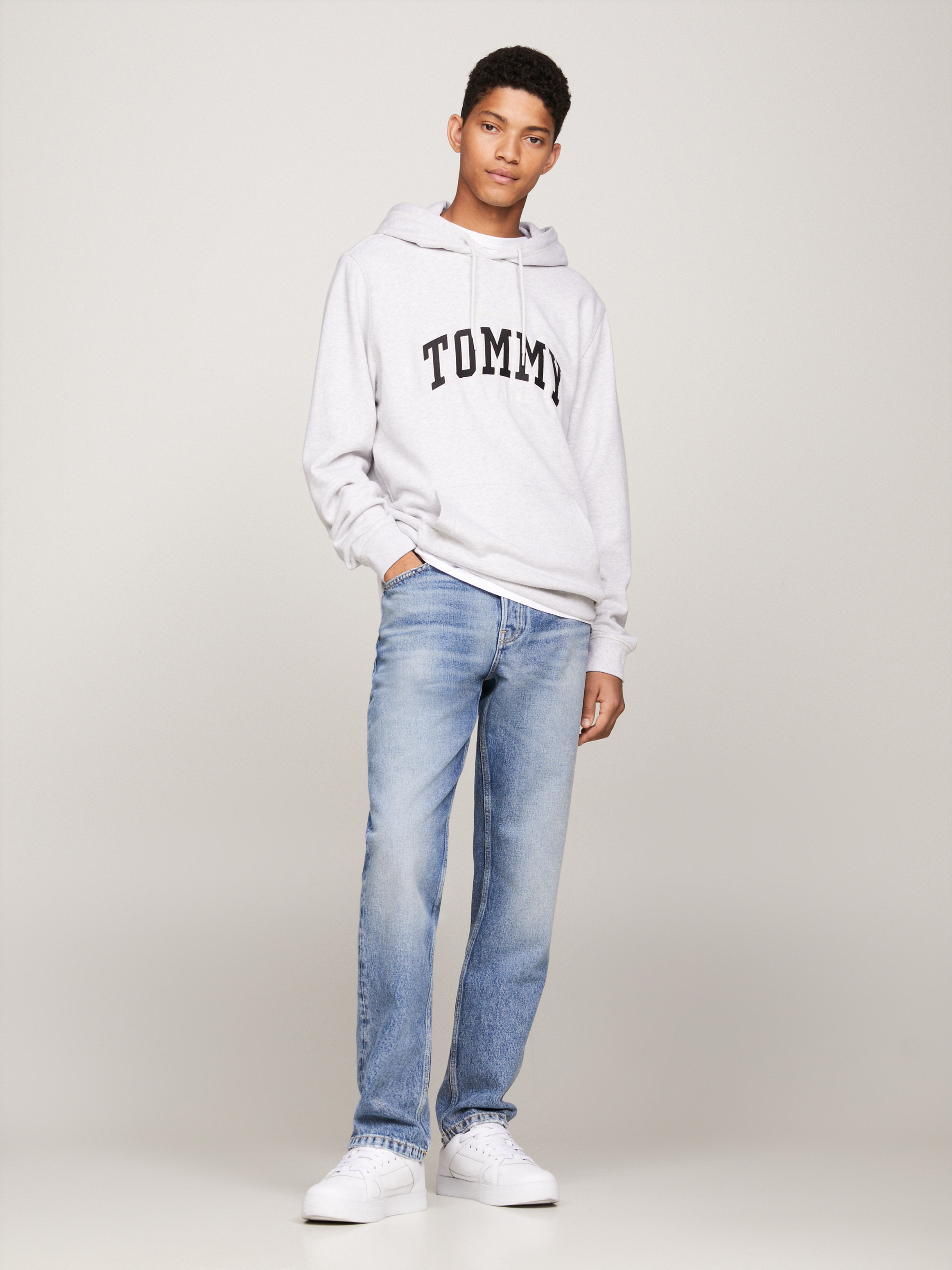 Varsity Logo Terry Hoodie | Sweatshirts & Hoodies | Tommy Jeans