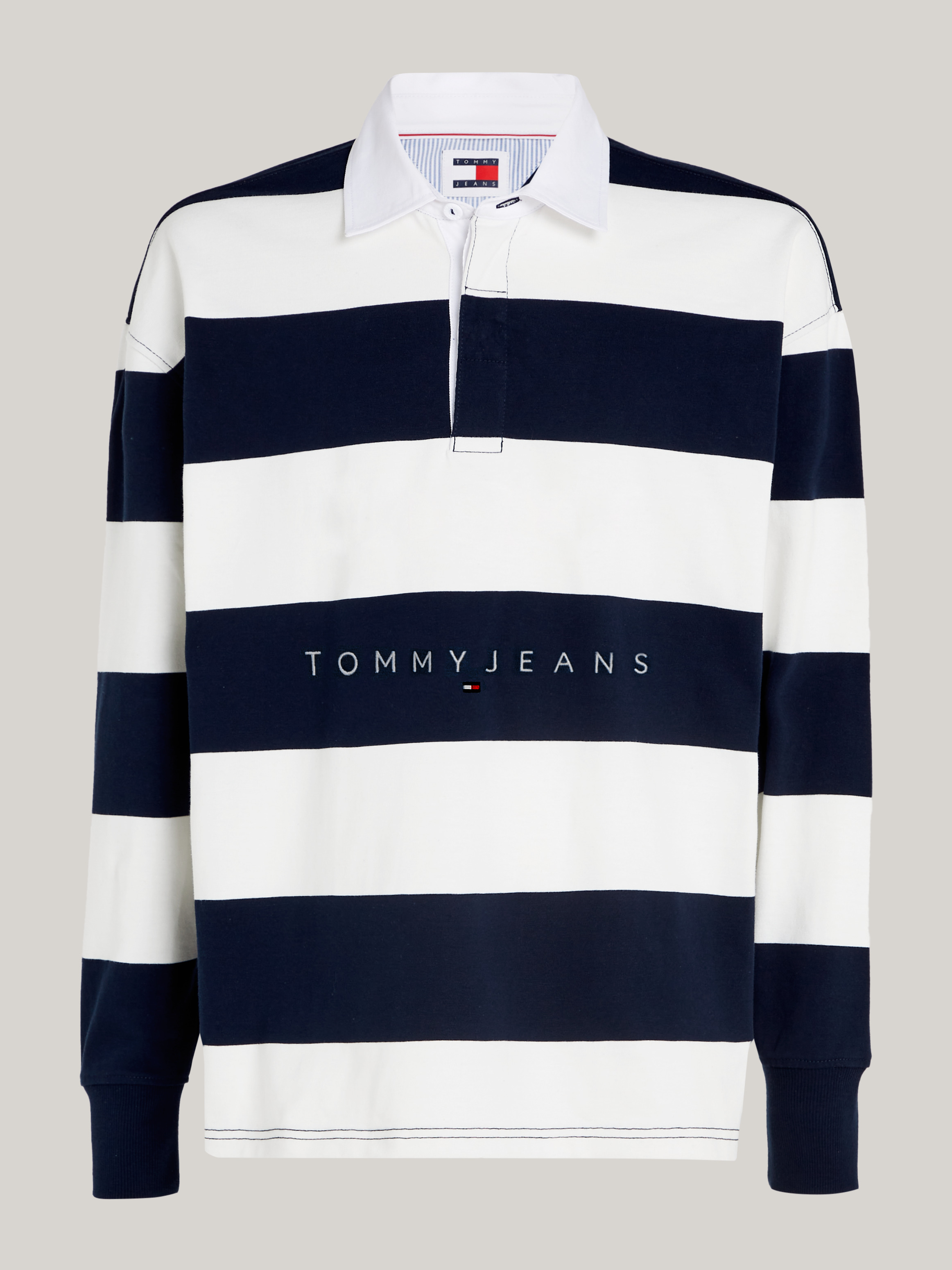 Tommy Hilfiger NWT long sleeve stripe polo rugby sweater good size XS