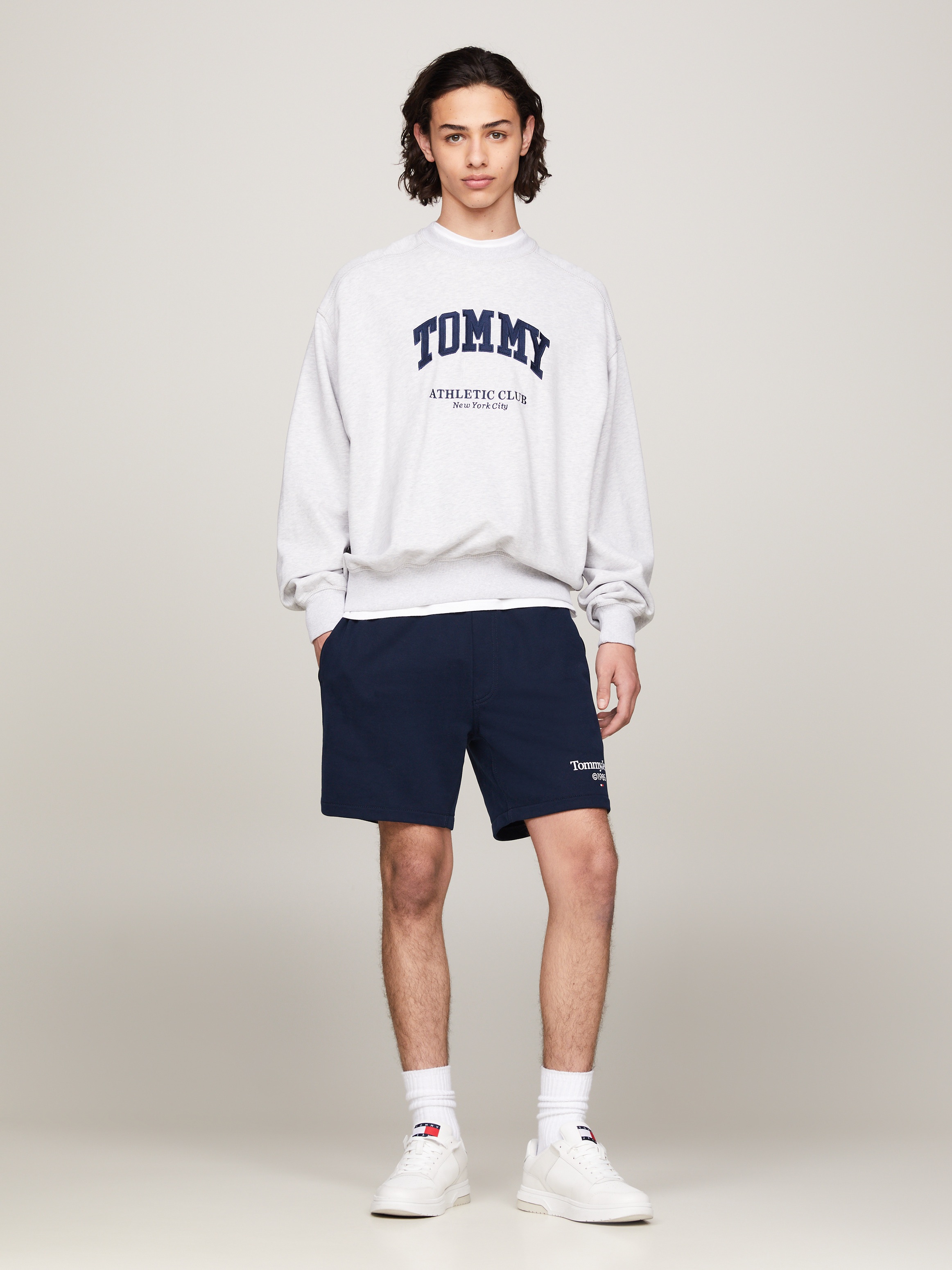 Varsity Garment Dyed Boxy Sweatshirt | Sweatshirts & Hoodies