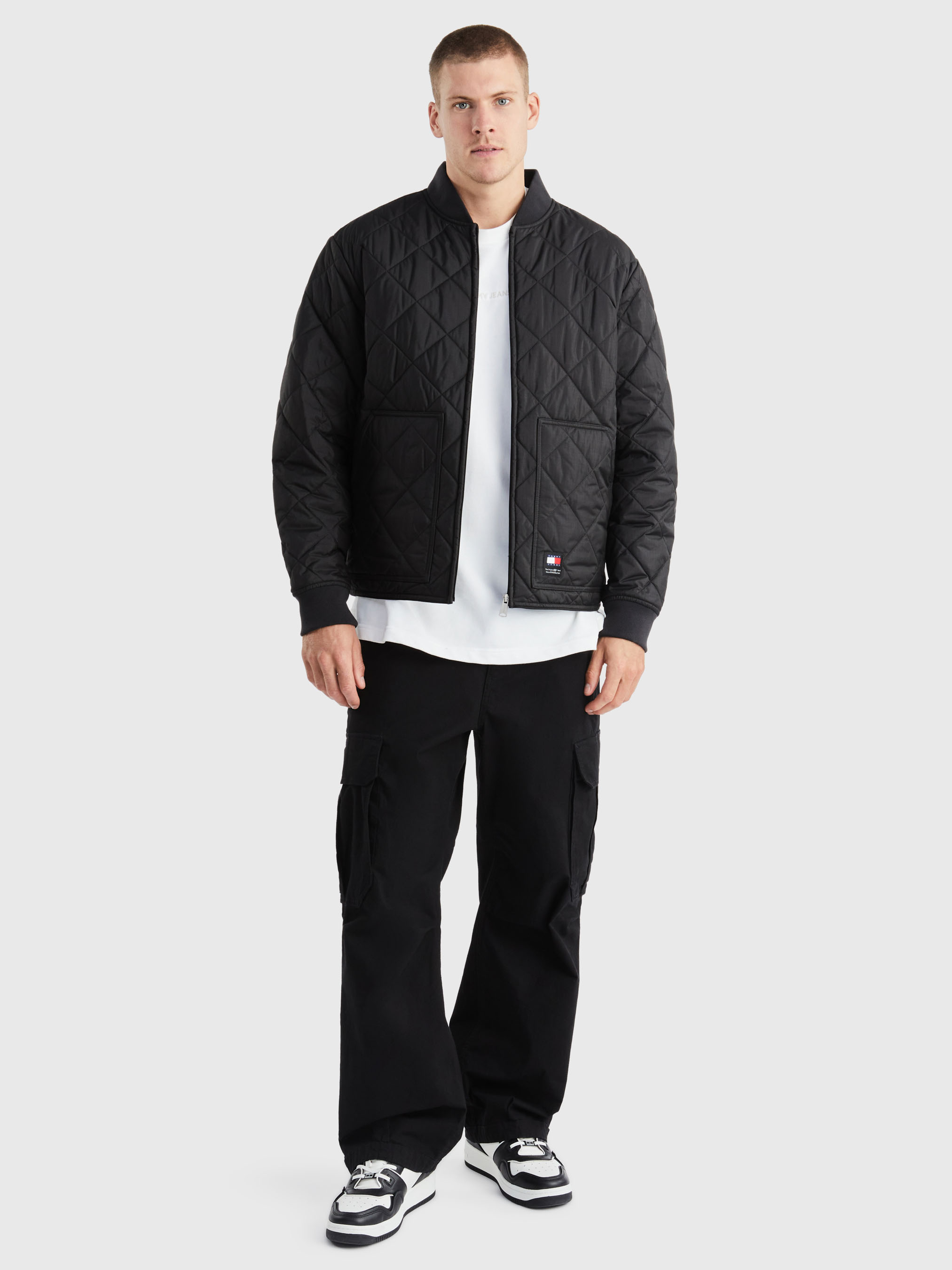 [ミスチーフ]QRHOMBUS QUILTED BOMBER JACKET_2color Quilted Bomber Jacket | Coats & Jackets | Tommy Jeans