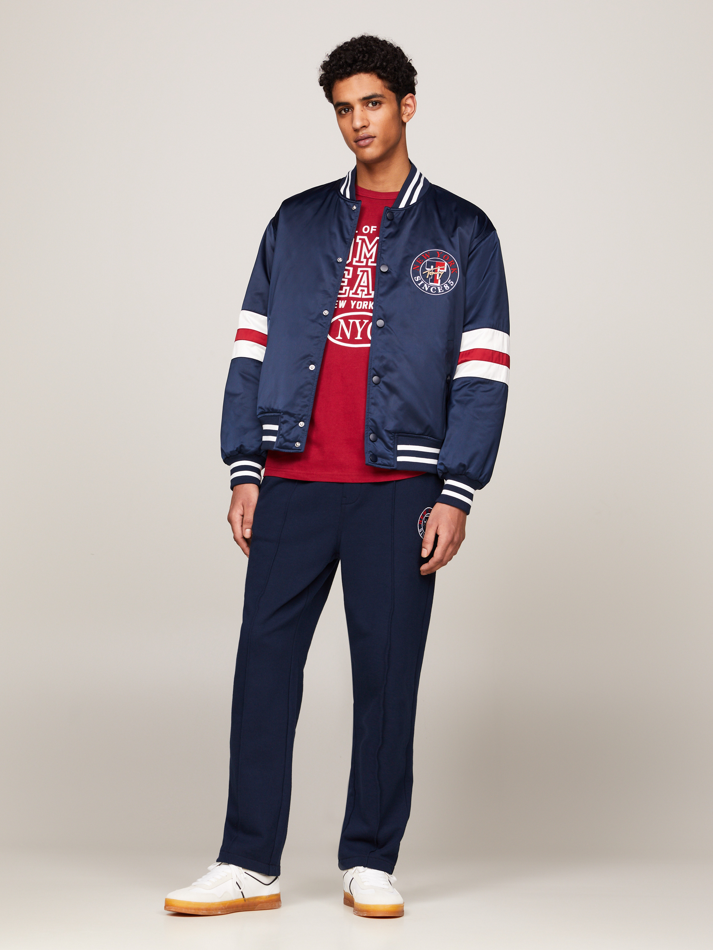 Varsity Explorer Relaxed Bomber Jacket | Coats & Jackets