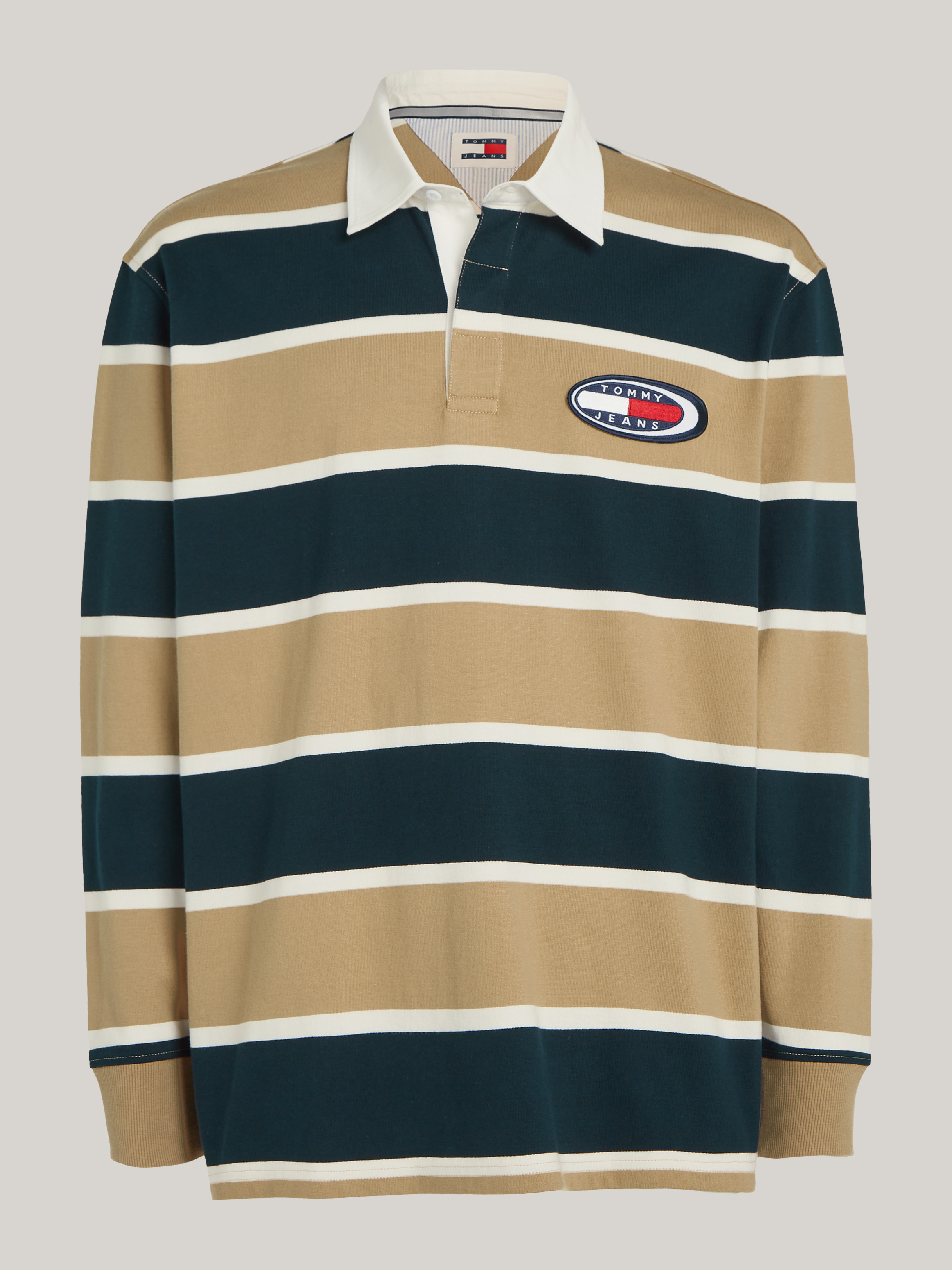 Archive Stripe Oversized Rugby Shirt | Sweatshirts & Hoodies