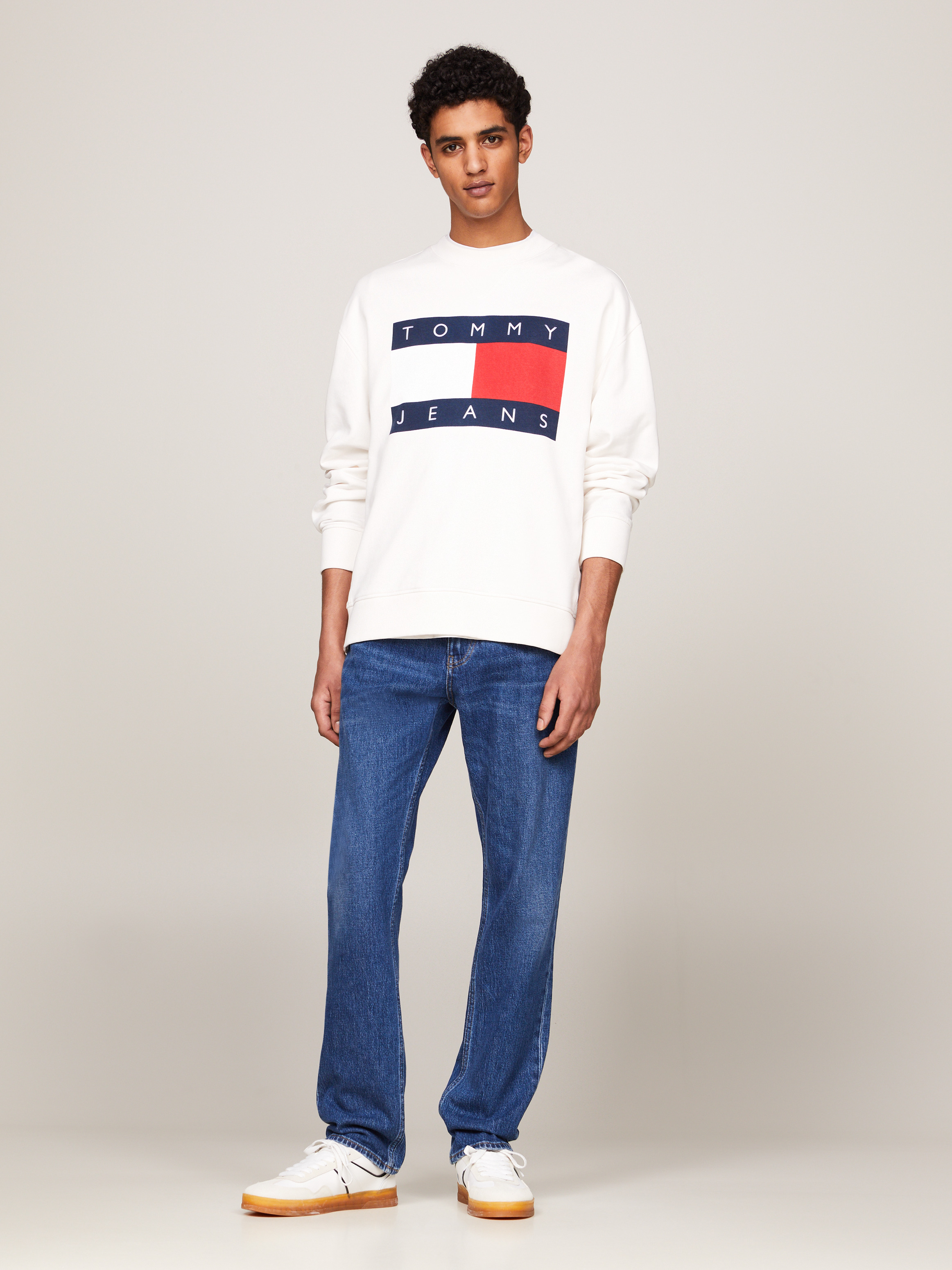 Oversized Flag Relaxed Fit Sweatshirt | Sweatshirts
