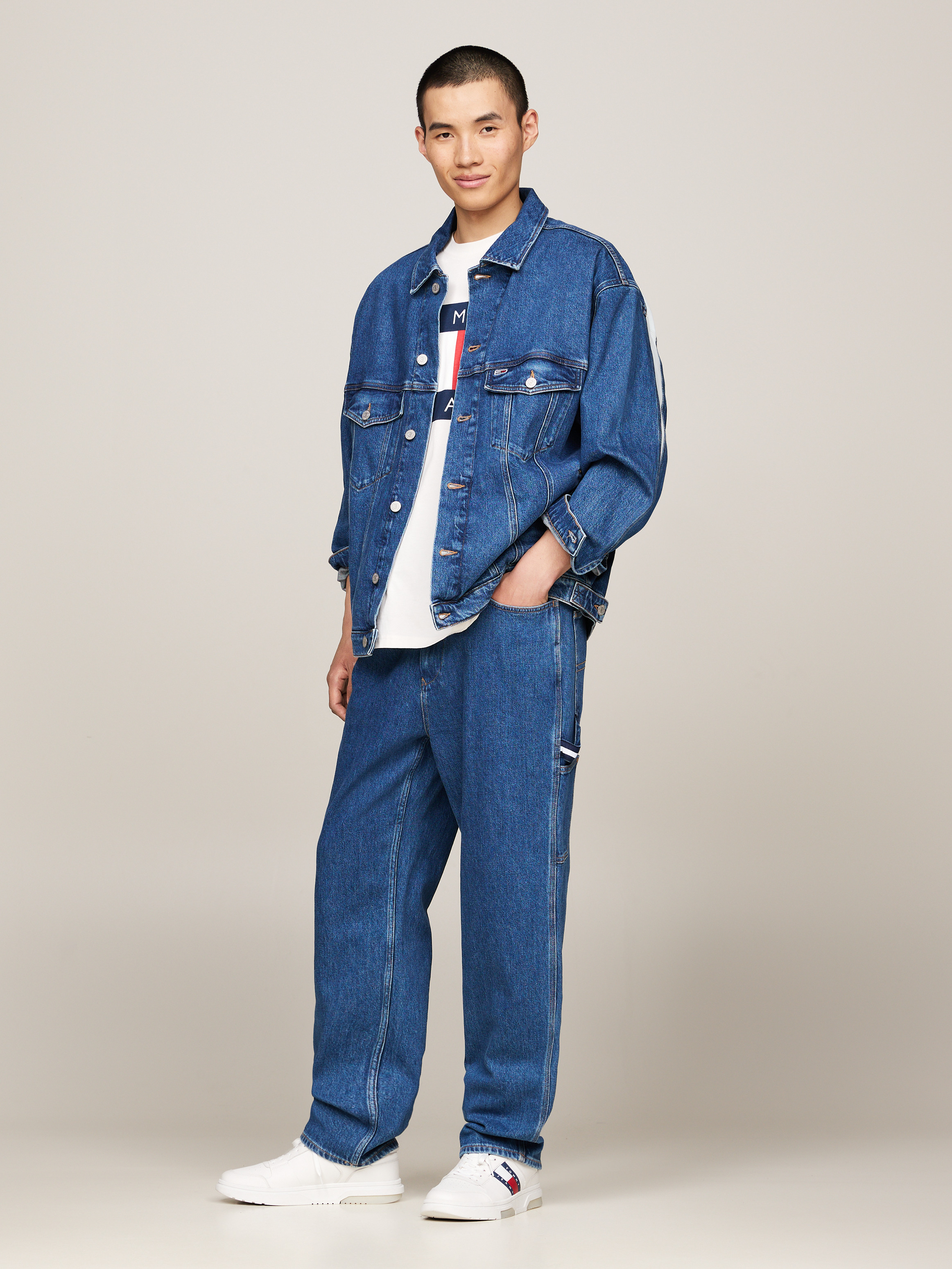 Aiden Archive Oversized Denim Trucker Jacket | Coats
