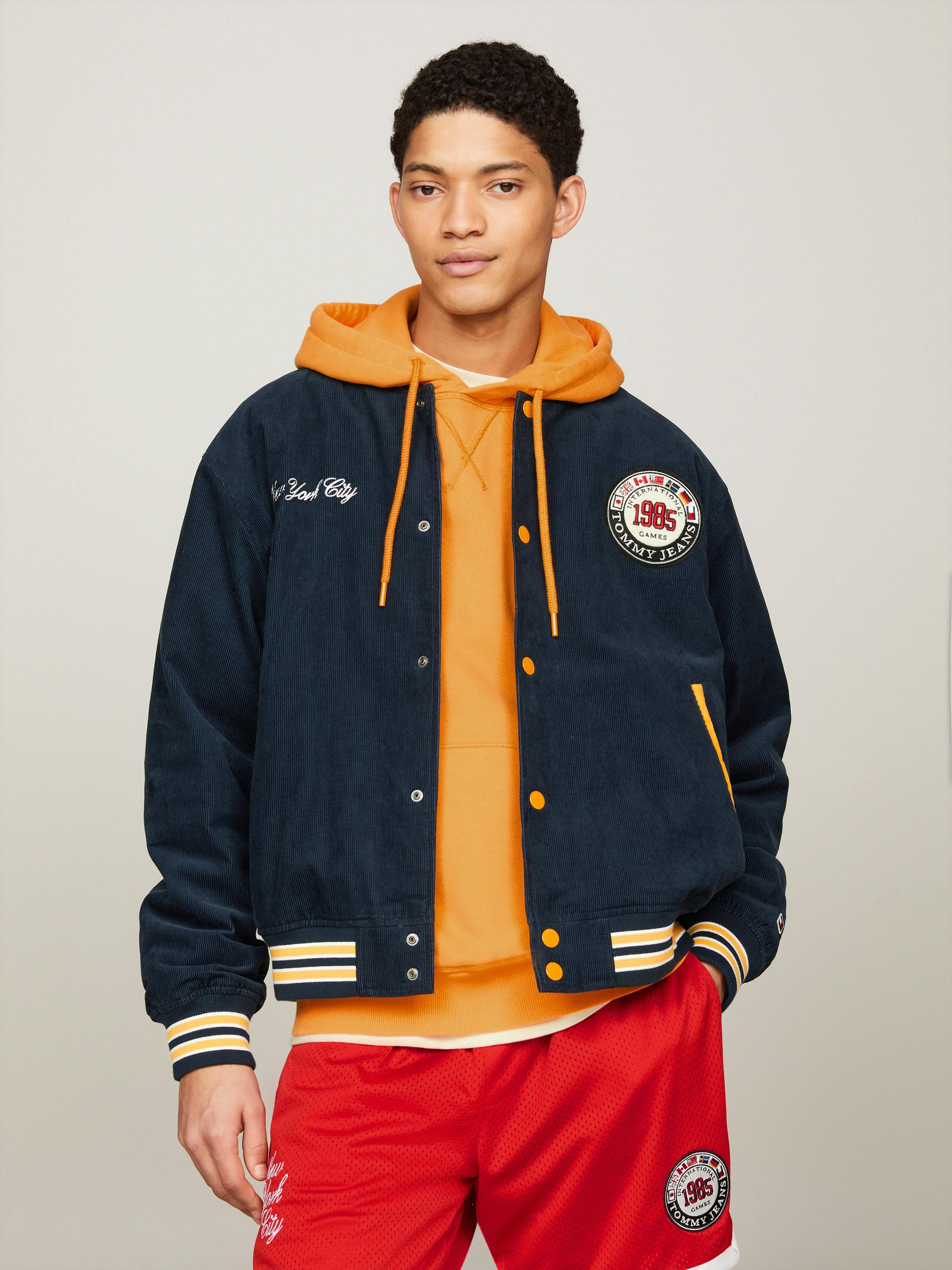 Tommy Jeans International Games Corduroy Varsity Jacket Coats