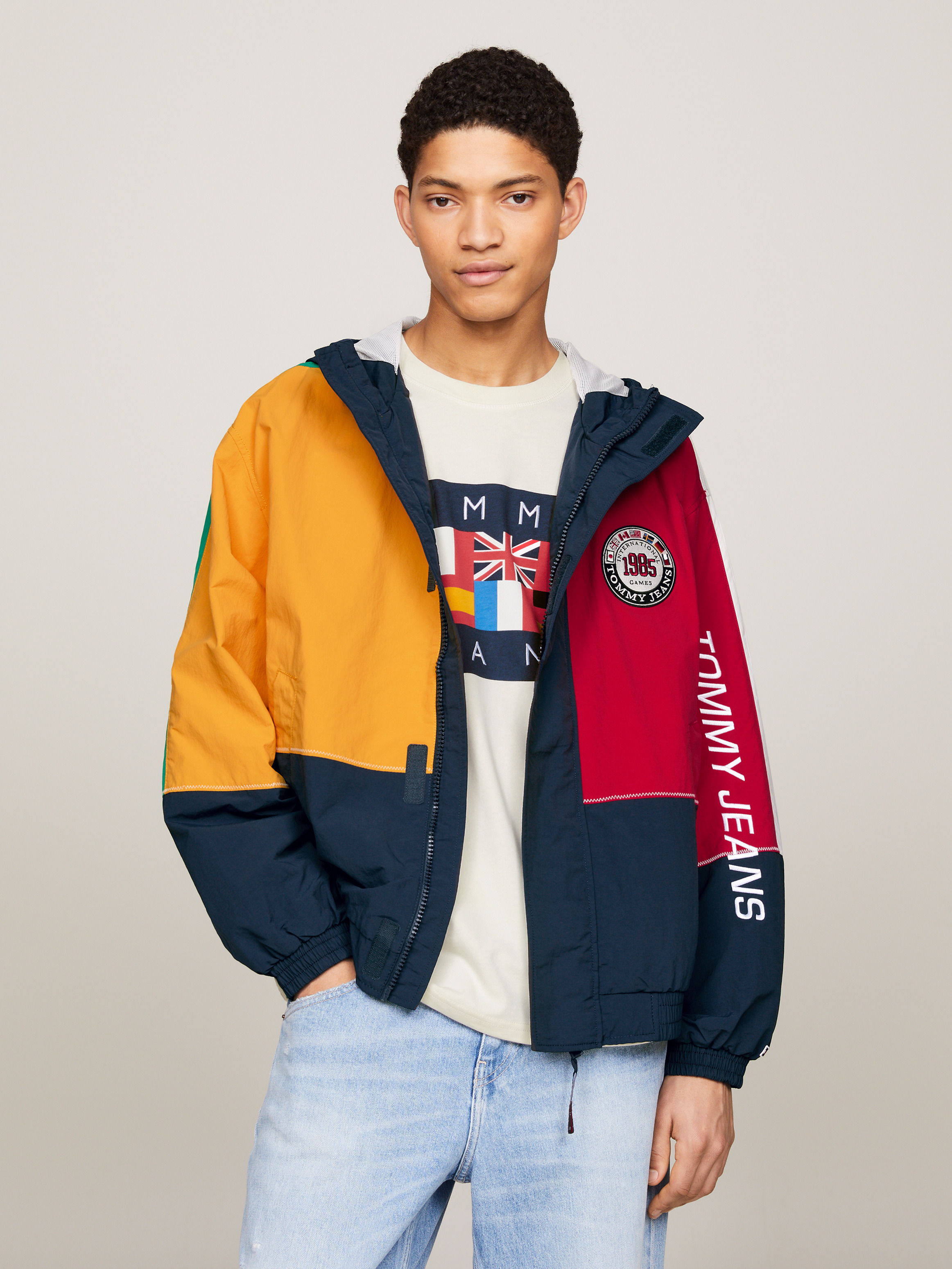 Tommy Jeans International Games Chicago Windbreaker | Coats & Jackets  |Tommy Jeans