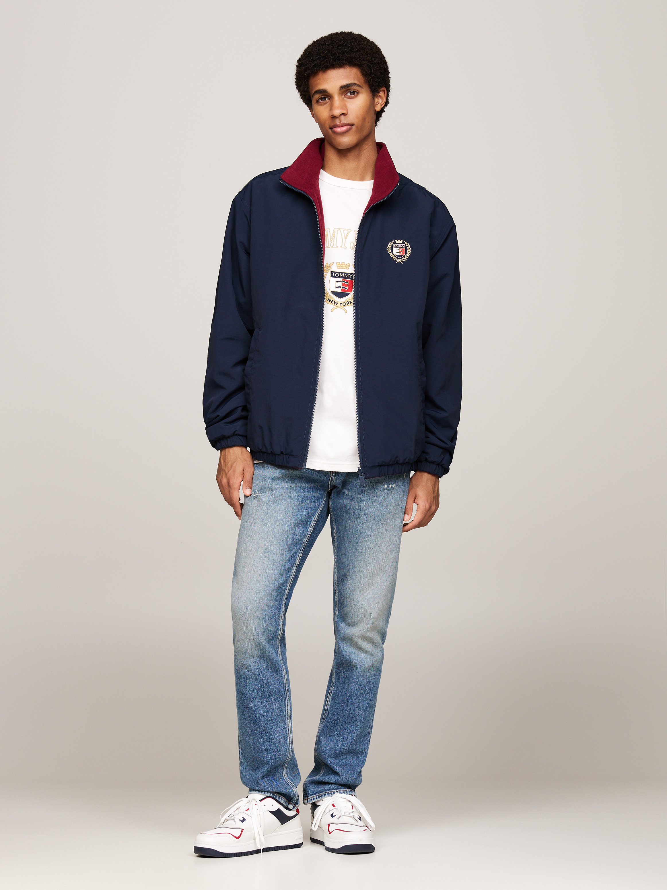 POLAR FLEECE LINED JACKET ネイビー Polar Fleece Lined Jacket – Navy | Outerwear | Stüssy Japan