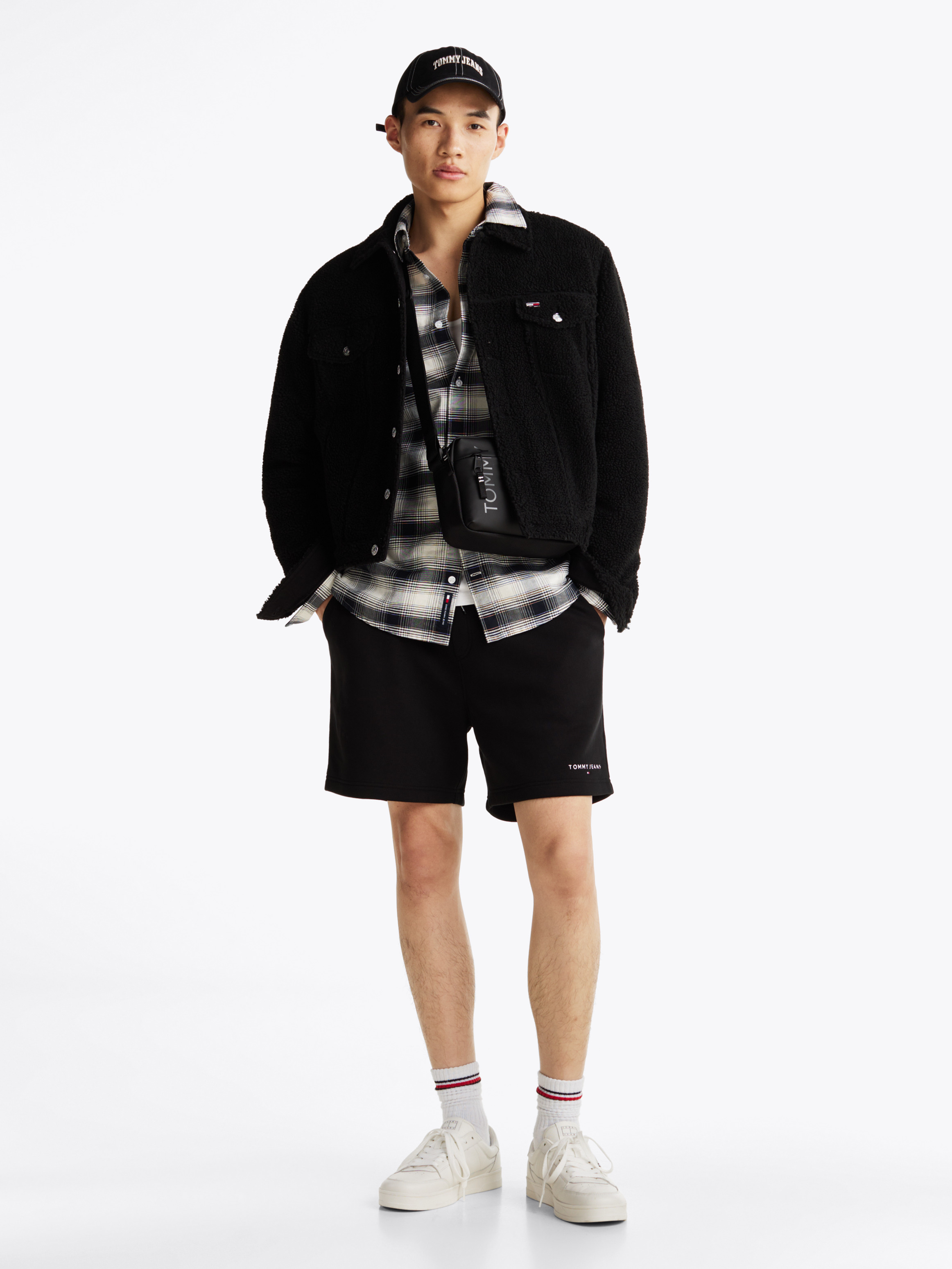 Logo Embroidery Sweat Shorts | Shorts | Tommy Jeans