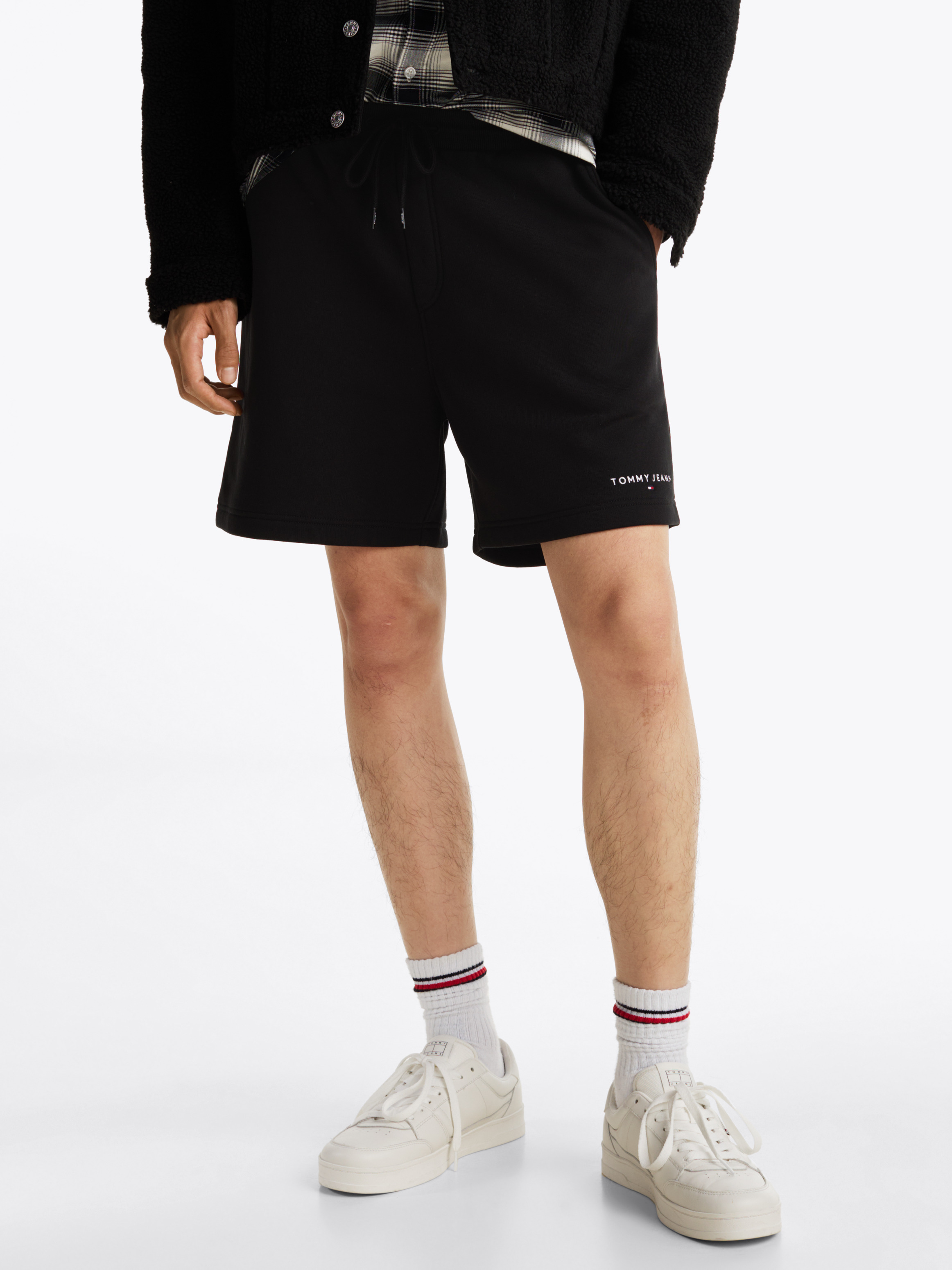 Logo Embroidery Sweat Shorts | Shorts | Tommy Jeans