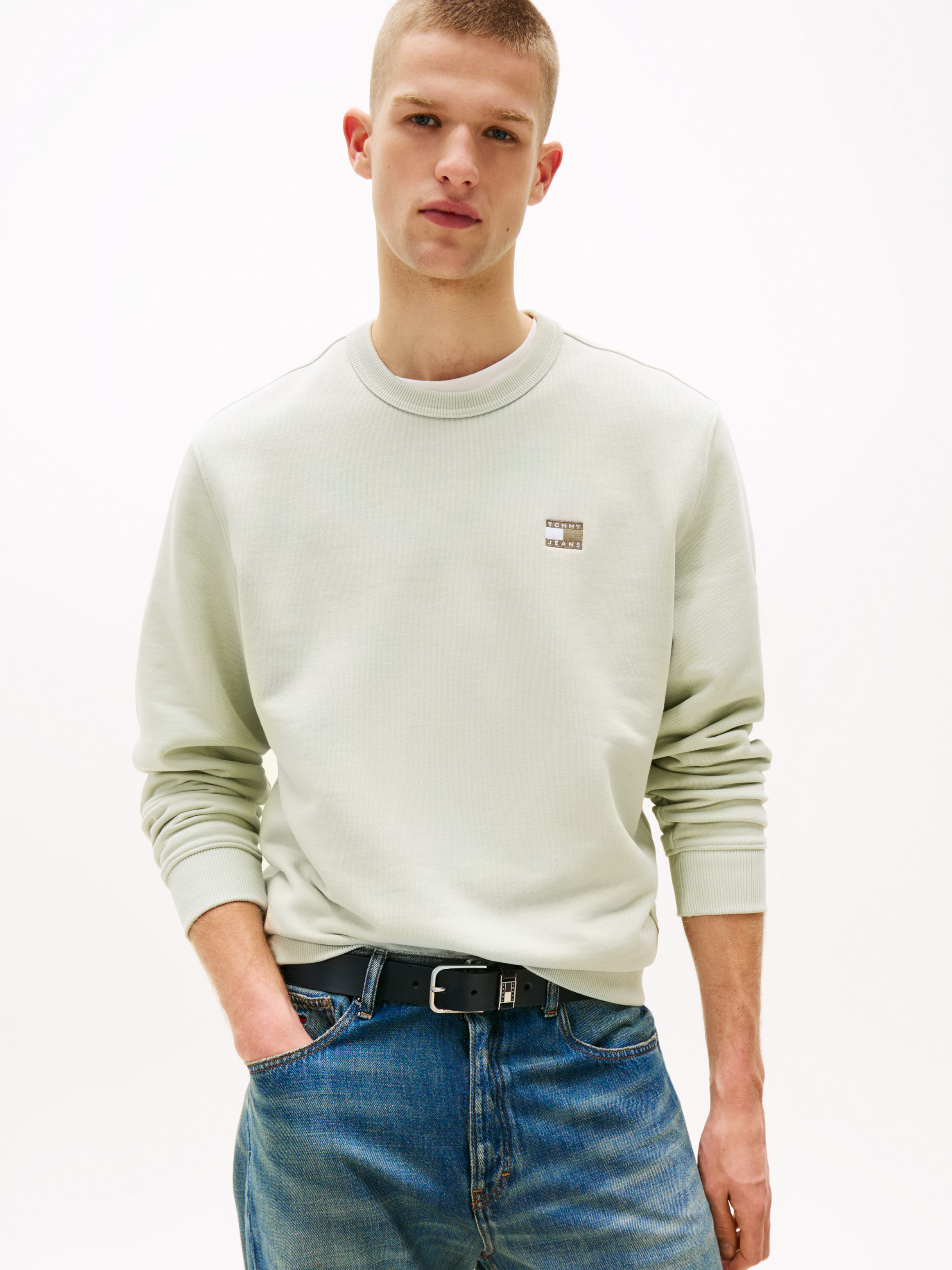 [ JEANS] Badge Crew Neck Sweat Shirt ★大人気★ Regular Badge Crew | Sweatshirts & Hoodies | Tommy Jeans