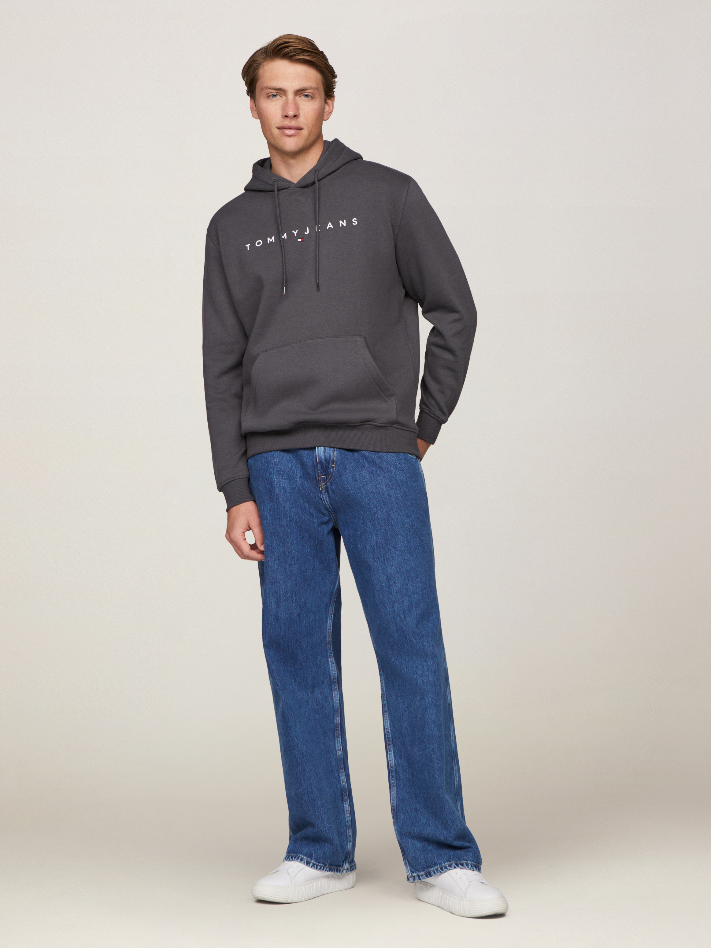 トップス Logo Embroidery Drawstring Pullover Logo Embroidery Drawstring Hoodie | Sweatshirts & Hoodies