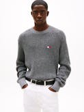 Tommy Badge Contrast Knit Jumper