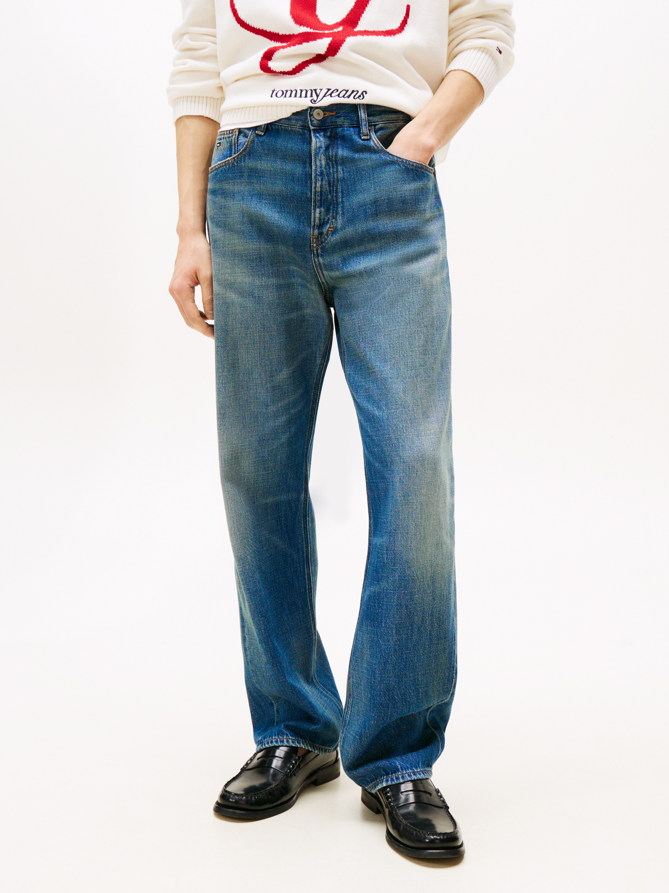 【HI FI FNK】24FW★ (MADE) Skater Wide Denim Wide Fit Workwear Skater Jeans | Jeans | Tommy Jeans