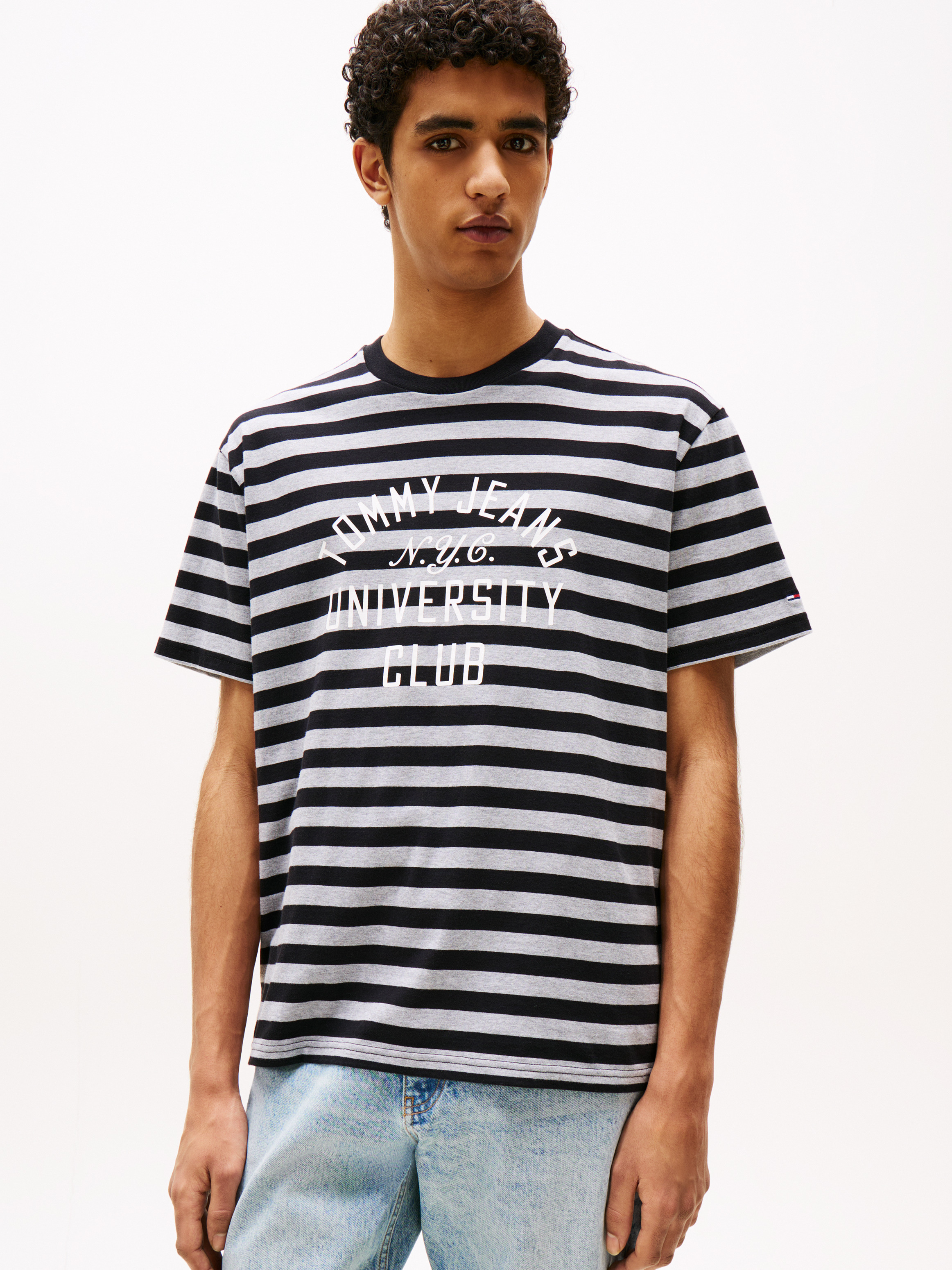 Graphic Stripe Relaxed T-Shirt