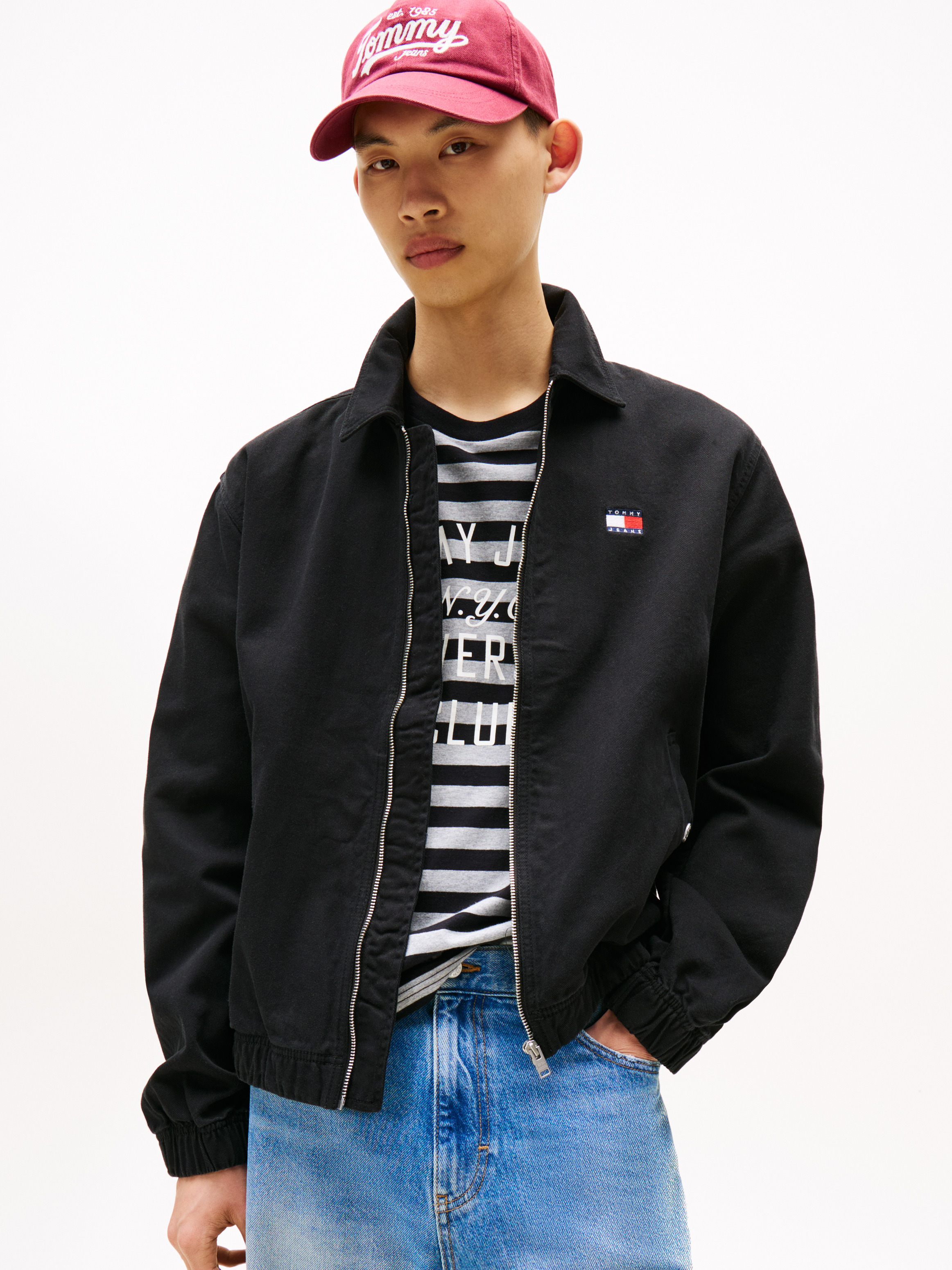 Zip-Thru Regular Bomber Jacket