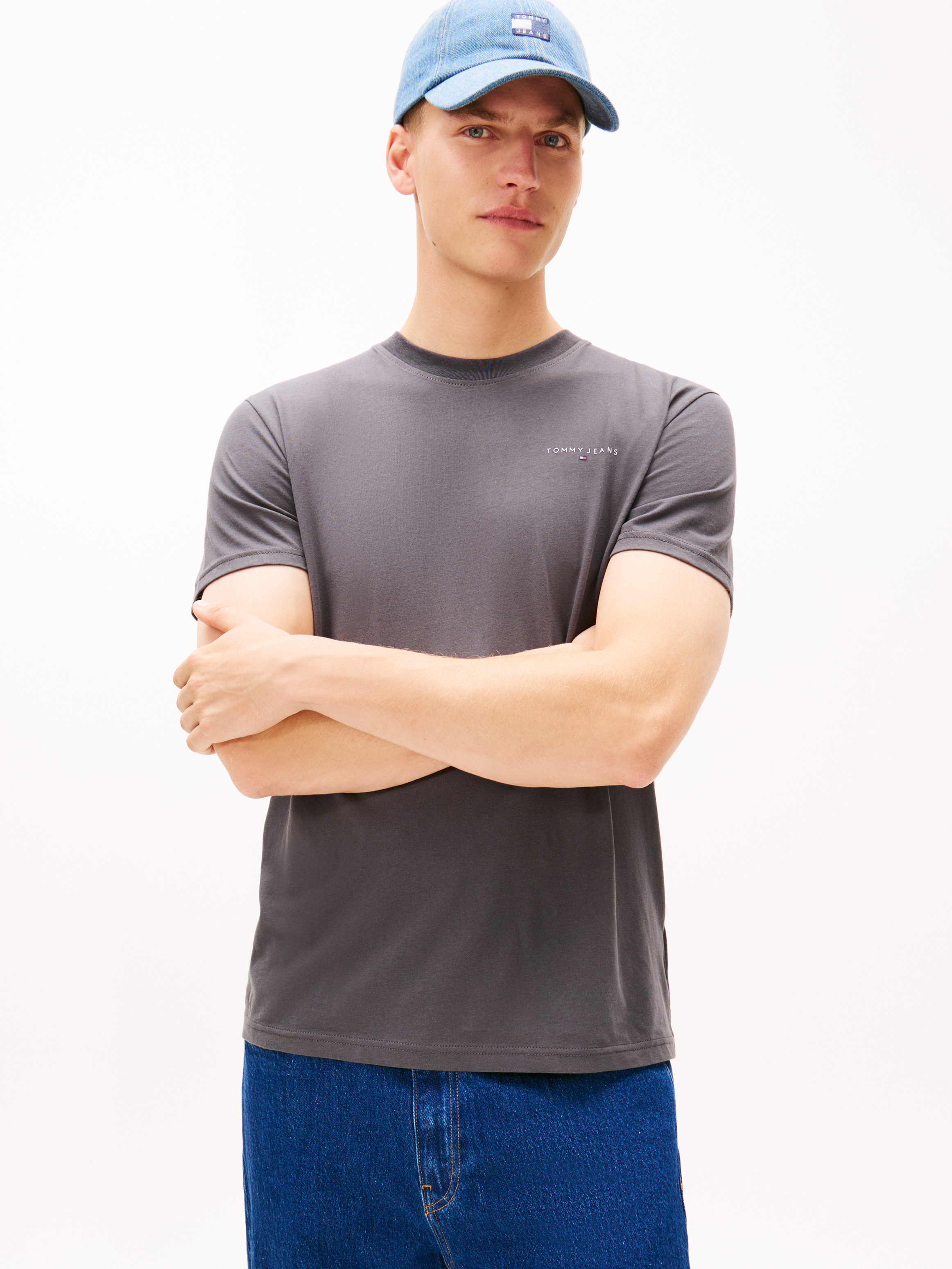 2-Pack Linear Logo Slim Jersey T-Shirts