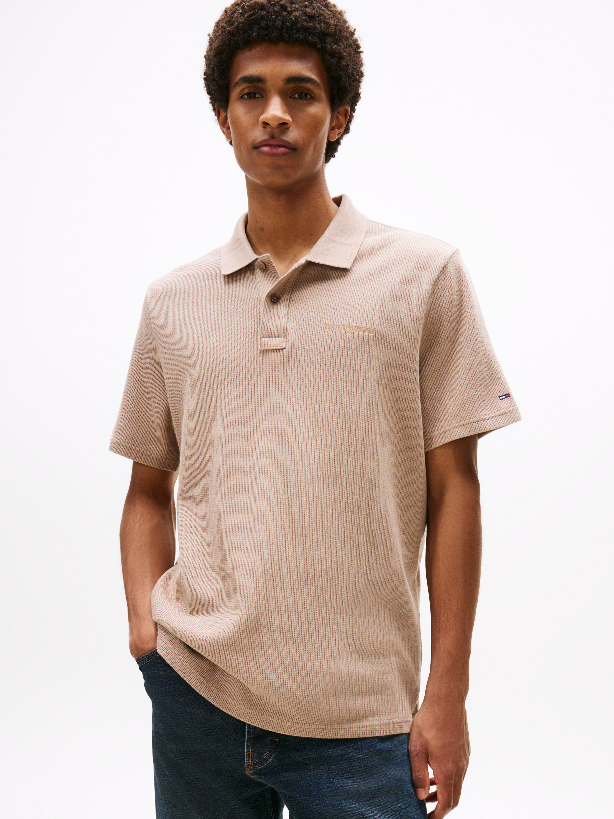 Waffle Script Polo
