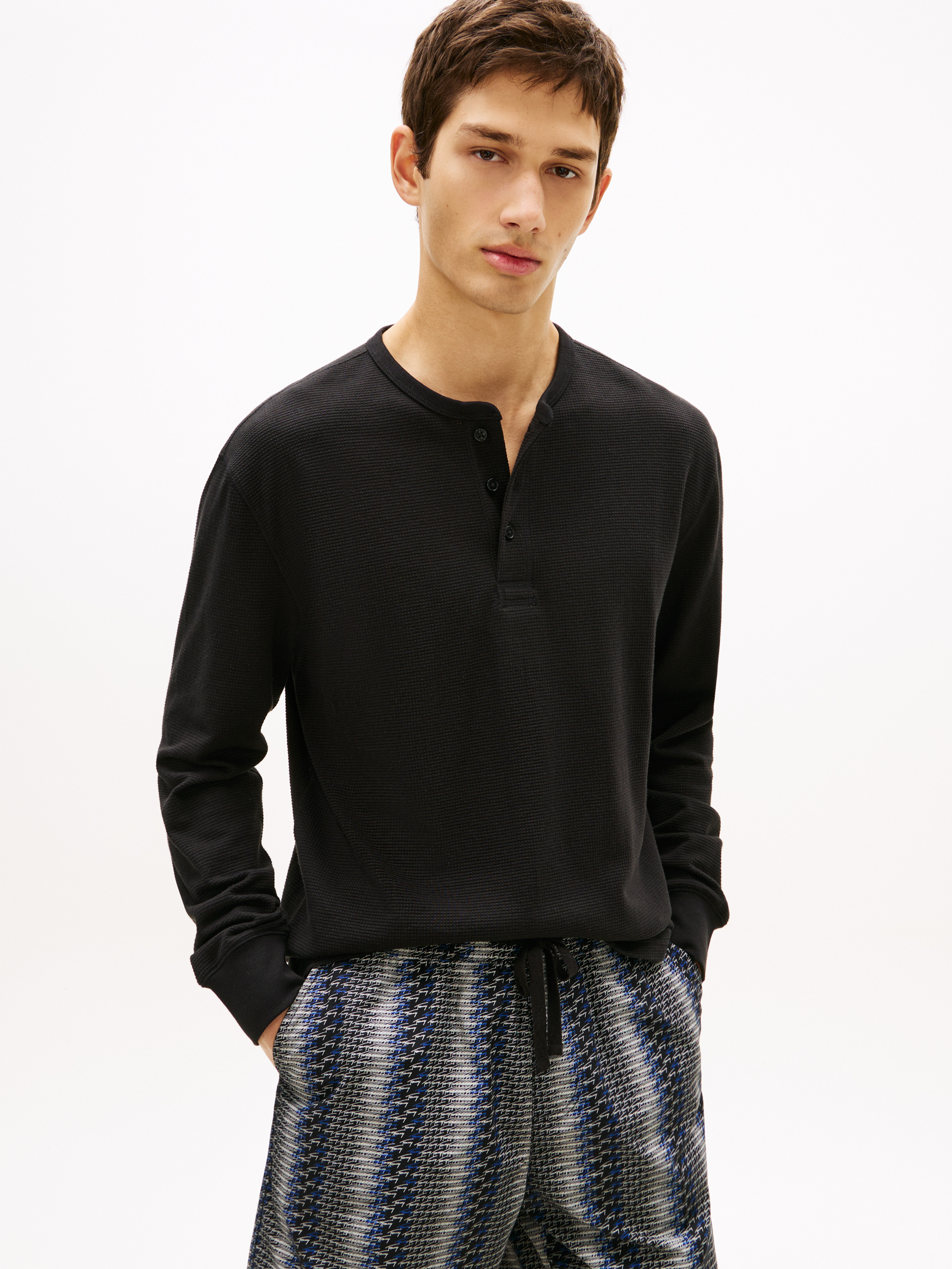 Longsleeve Waffle Henley