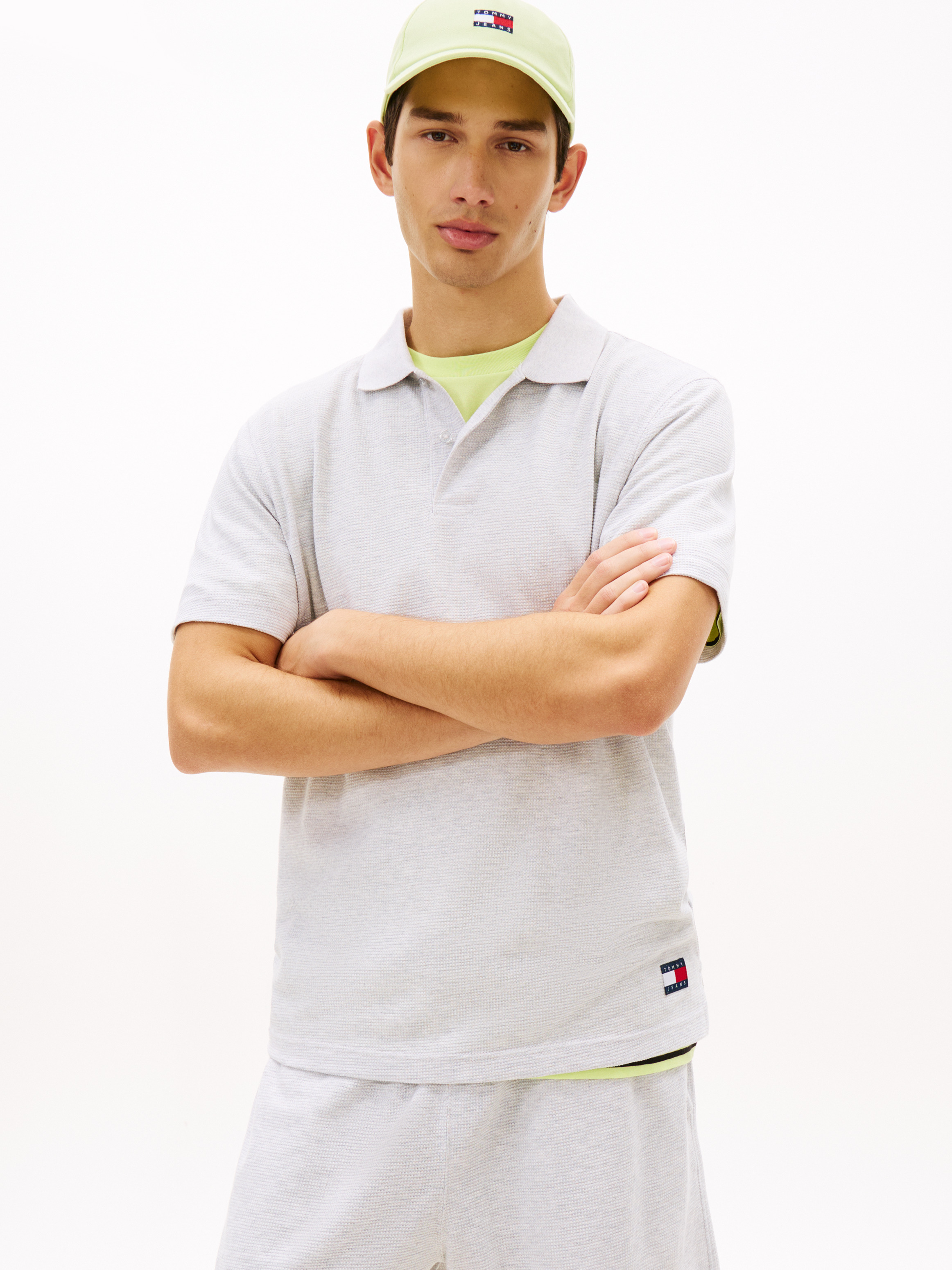 Tommy Badge Regular Fit Waffle Knit Polo Shirt