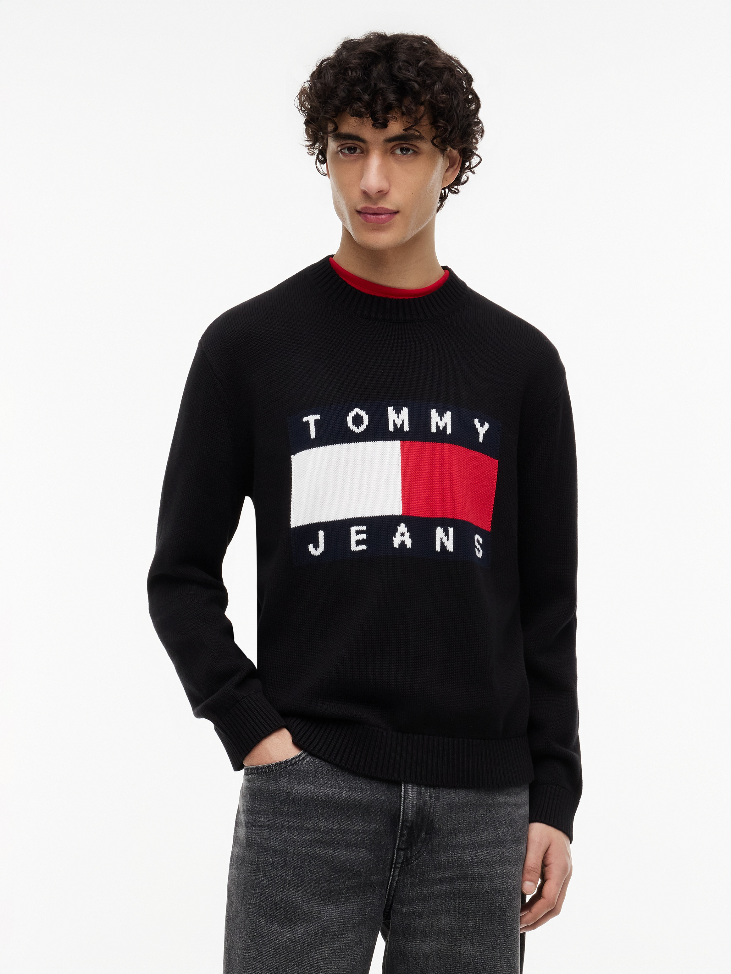 Flag Crewneck Sweater