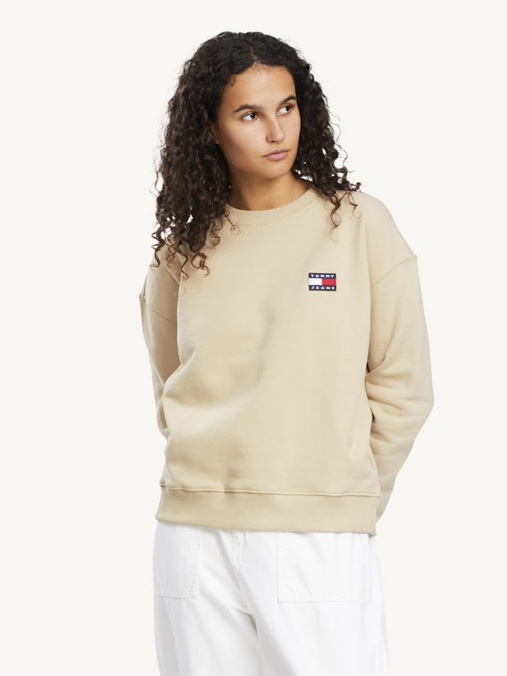Tommy badge crew sweatshirt Clearance