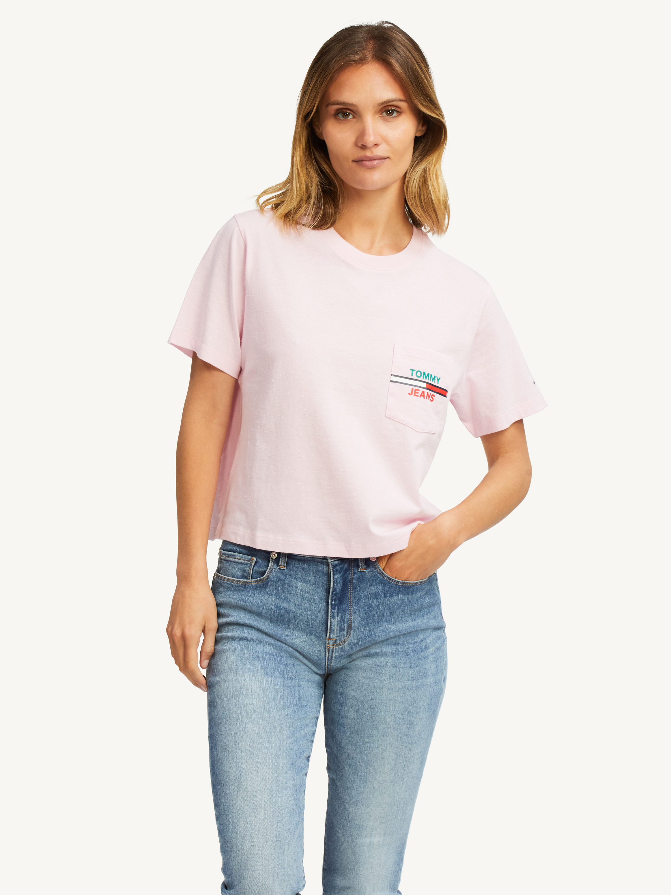 Pocket Logo Cropped Fit T-shirt | T 