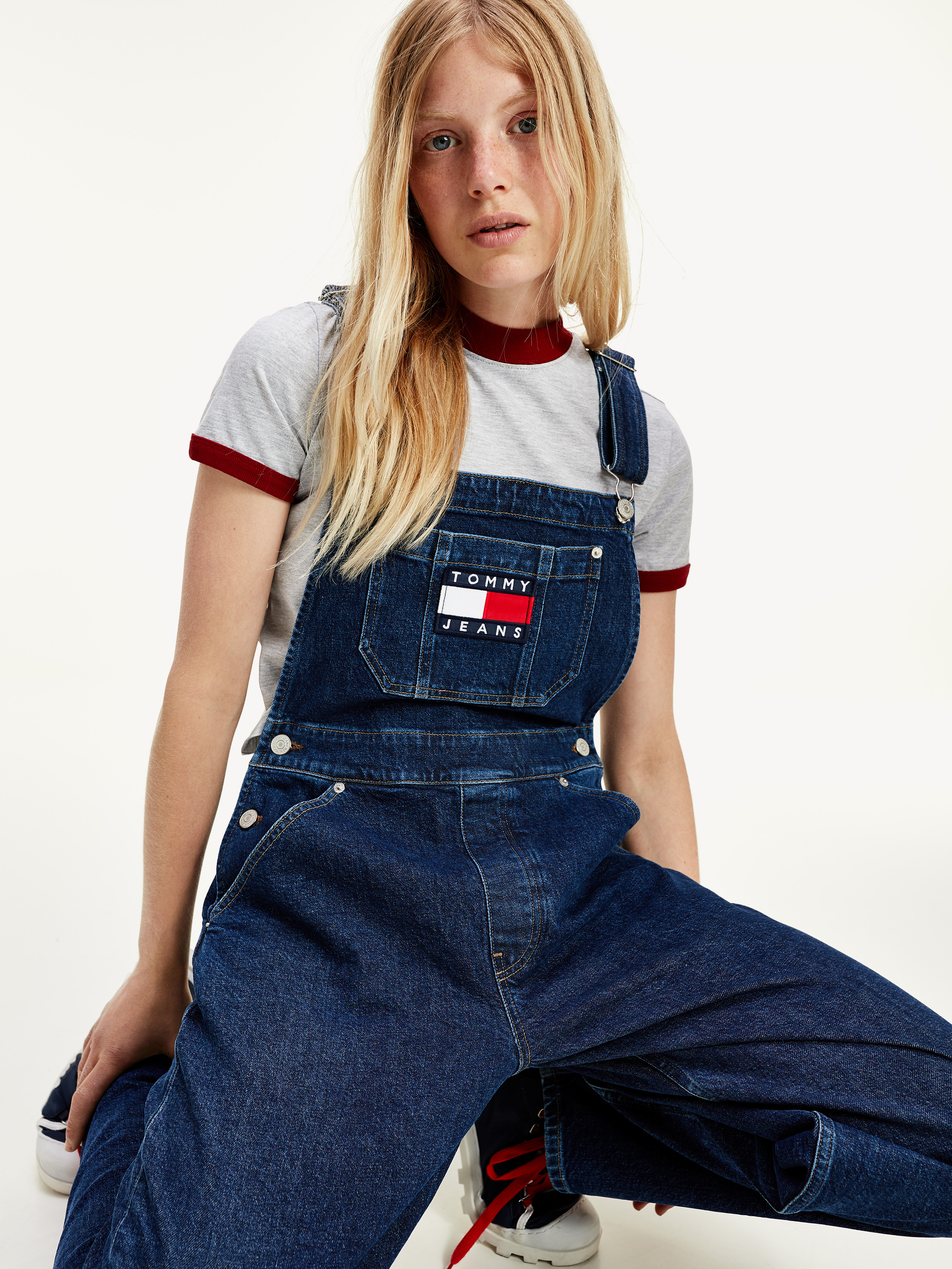Stretch Denim Dungarees Jeans Tommy Hilfiger
