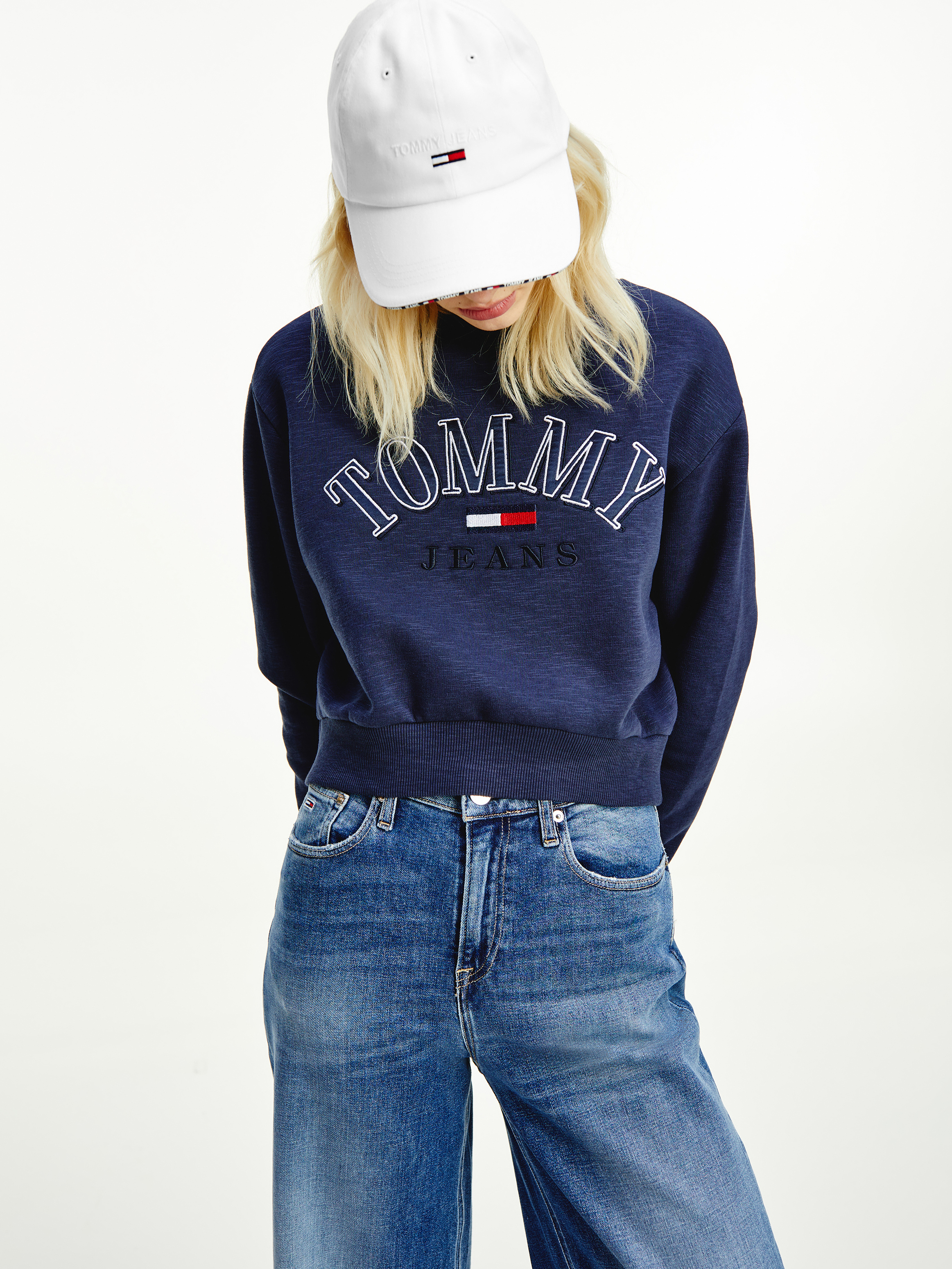 Tommy hilfiger discount collegiate sweatshirt