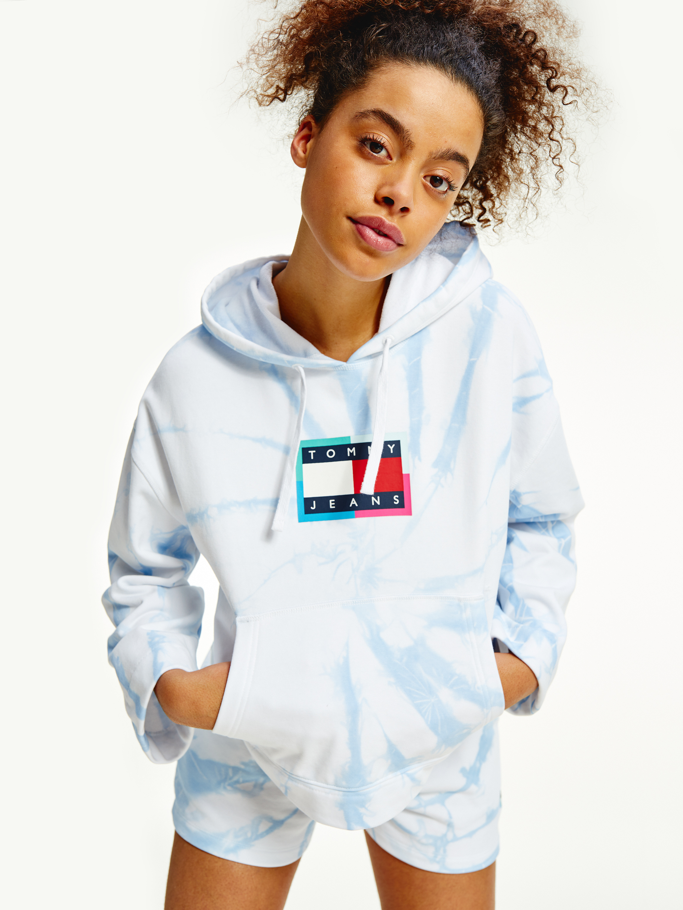 tommy jeans tie dye hoodie