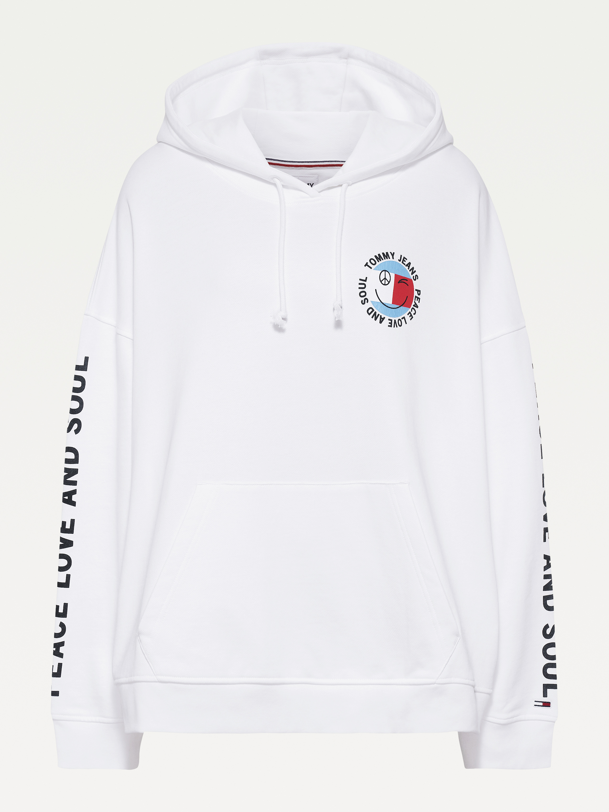 Tommy hilfiger tommy jeans 90's logo hooded on sale sweatshirt