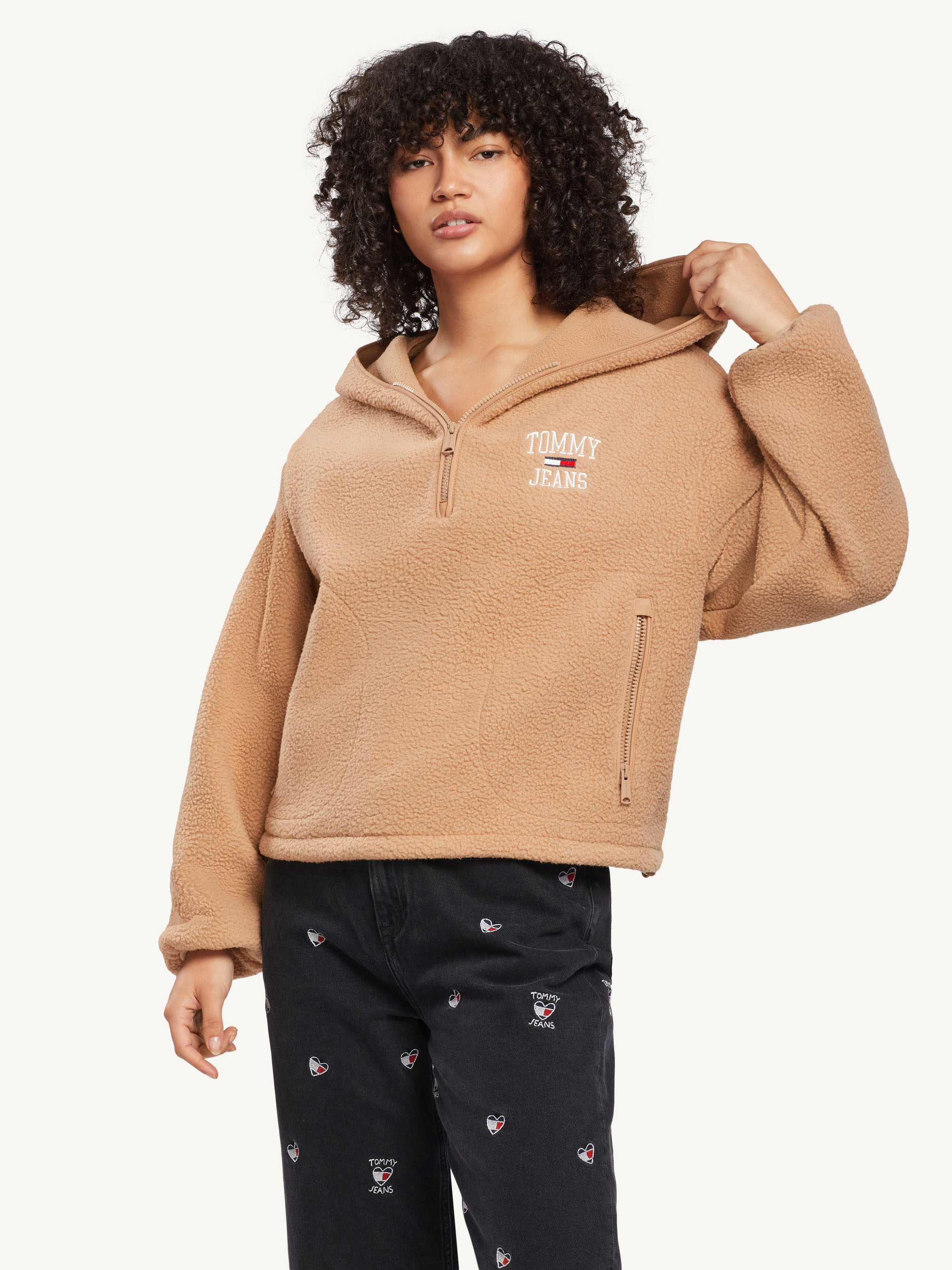 tommy hilfiger popover sherpa