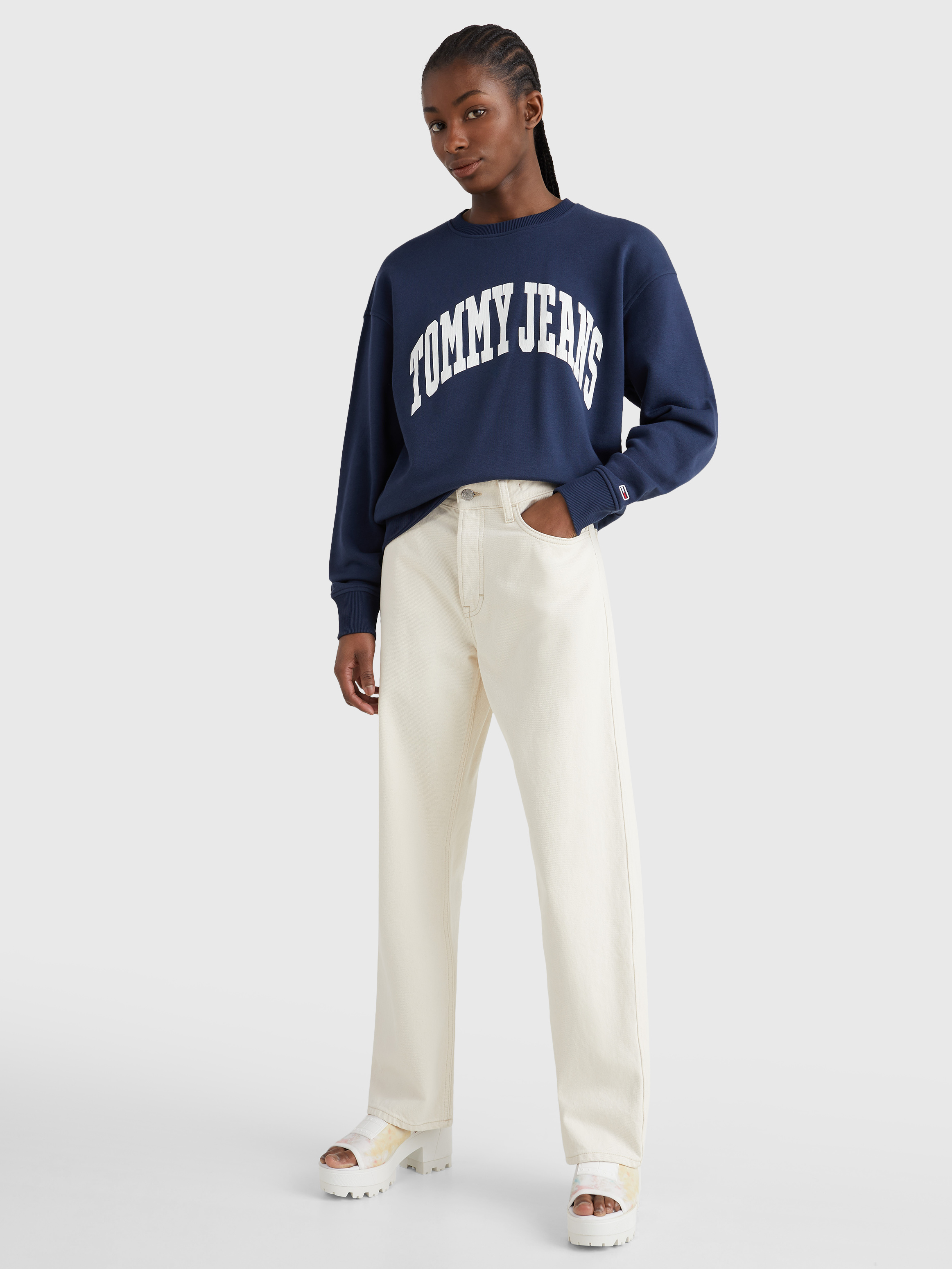 Tommy hilfiger collegiate clearance sweatshirt