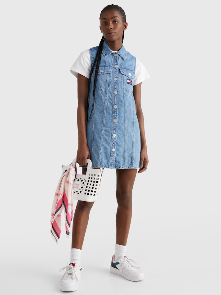 Tommy jeans pinafore Clearance