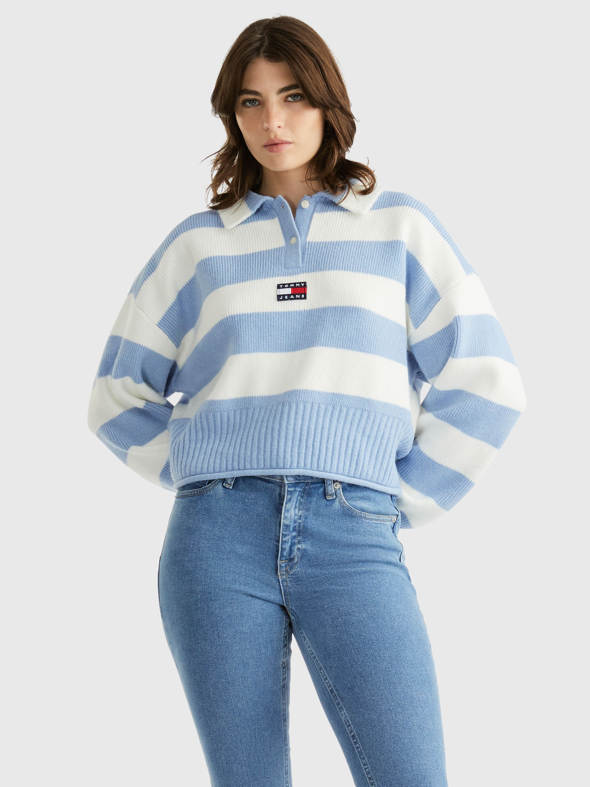 Tommy jeans deals jumper blue