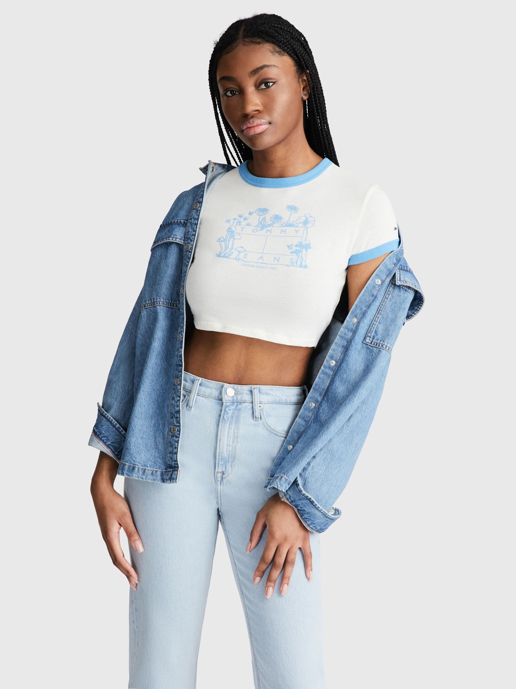 H and m hot sale cropped jeans