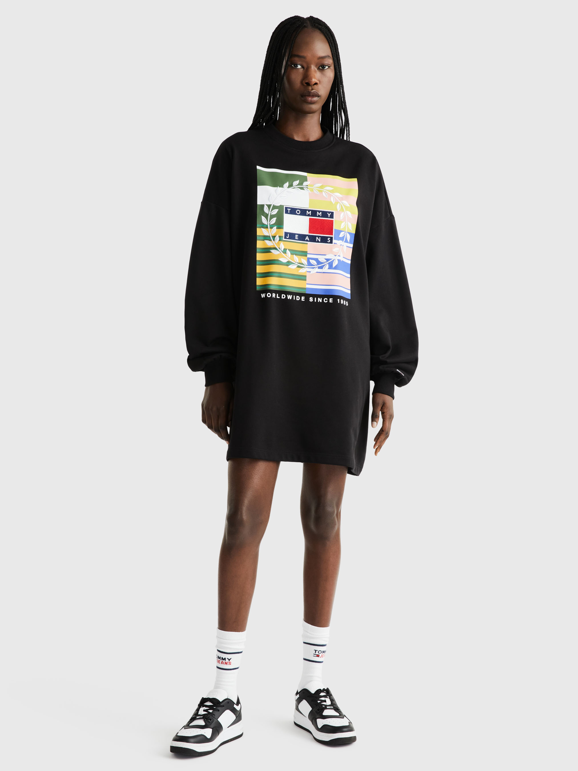 Tommy jeans sale sweatshirt dress