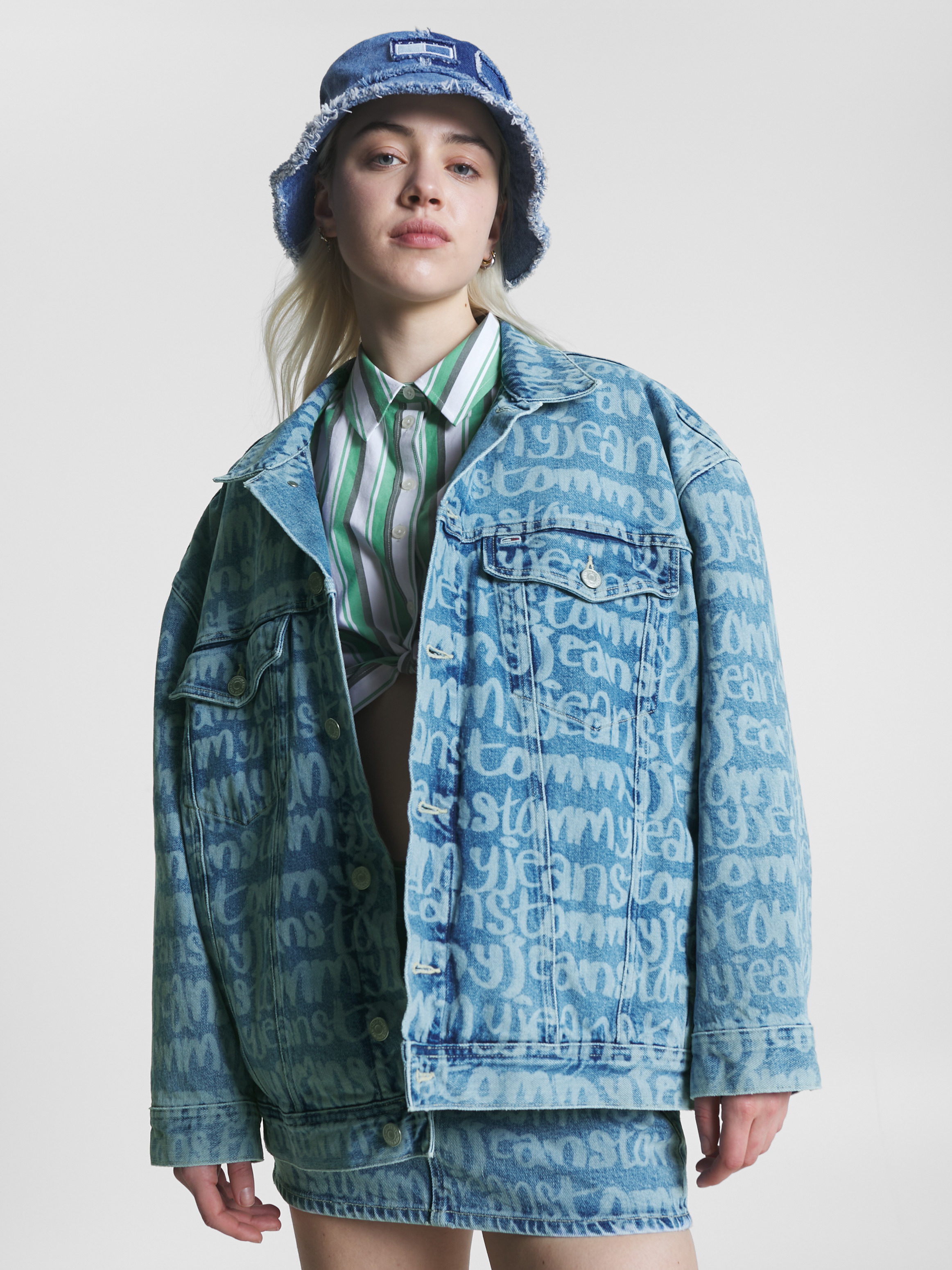 Tommy oversized denim on sale jacket