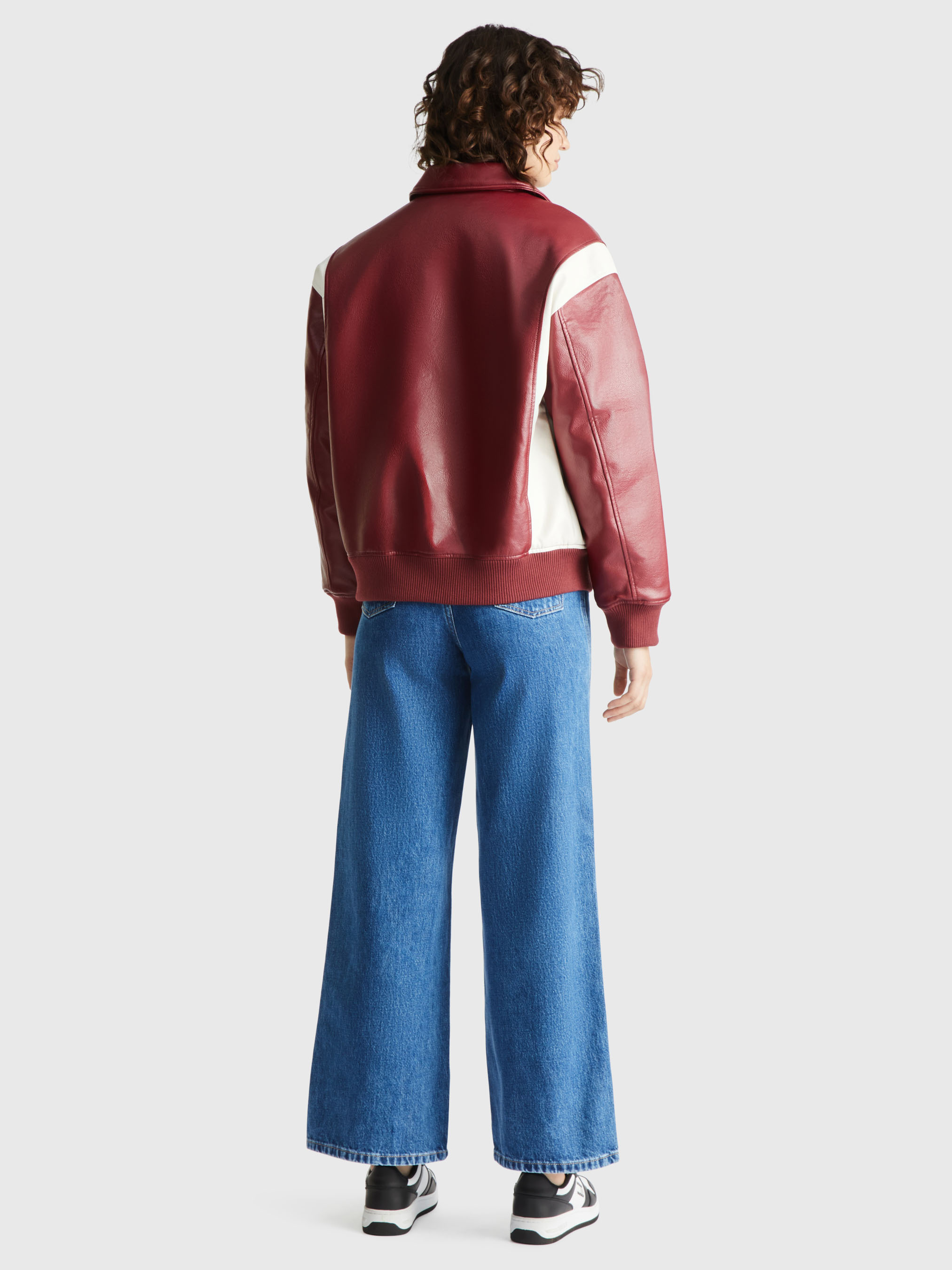 Grunge Pleather Bomber | Coats & Jackets | Tommy Jeans