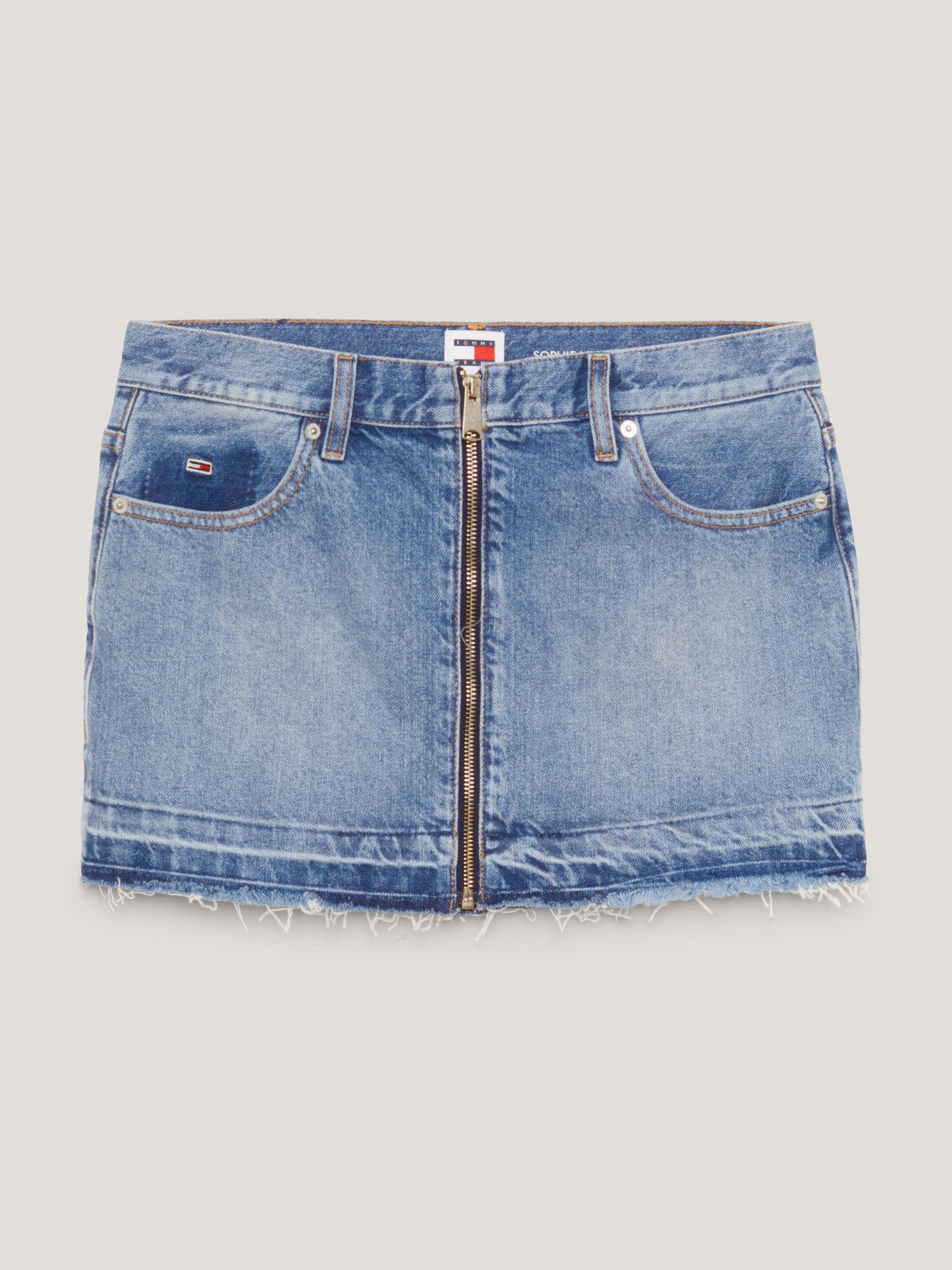 Sophie Denim Zip-Thru Mini Skirt Skirts Tommy Jeans