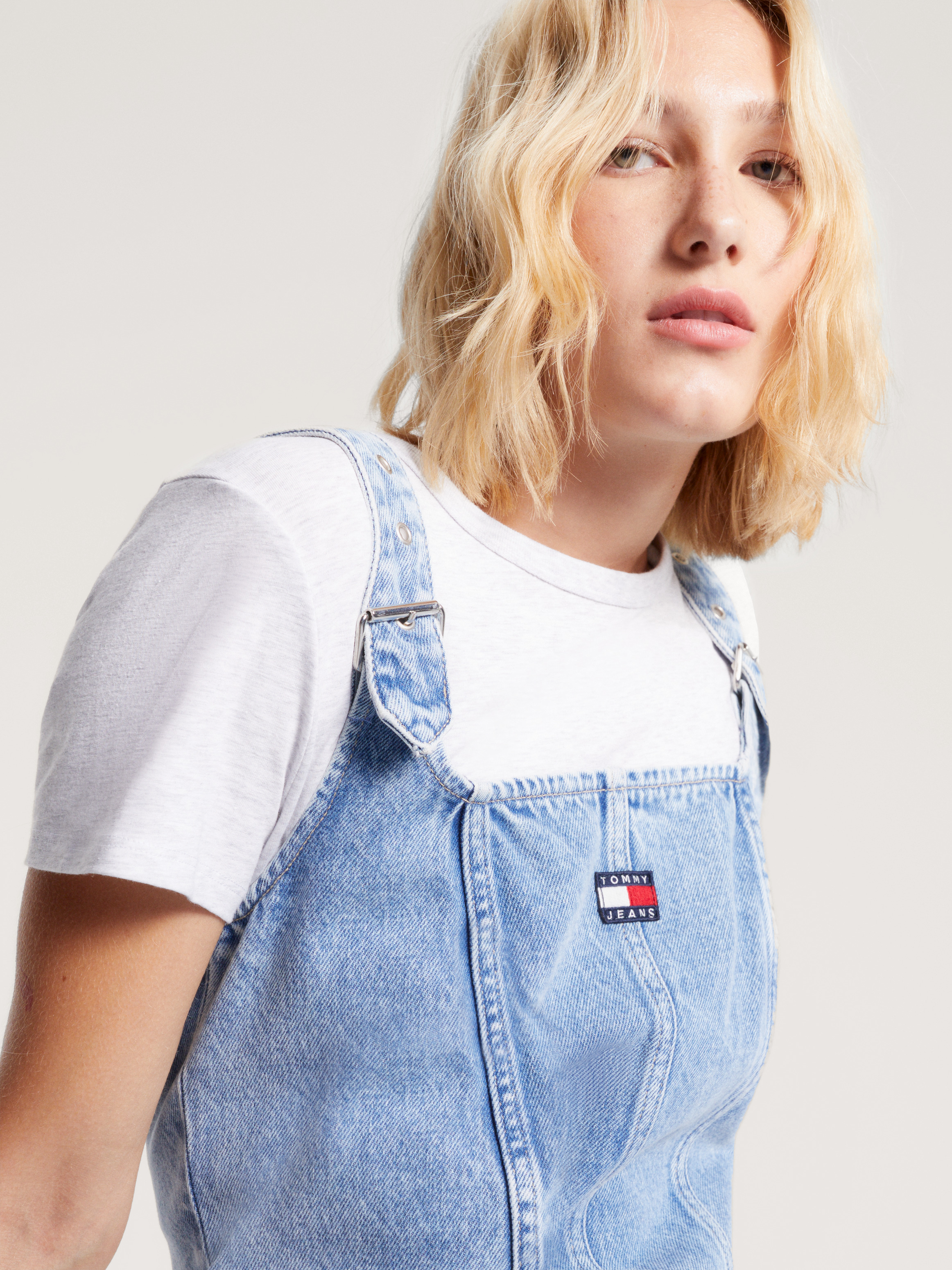 Denim Buckle Strap Mini Dress | Dresses & Jumpsuits | Tommy