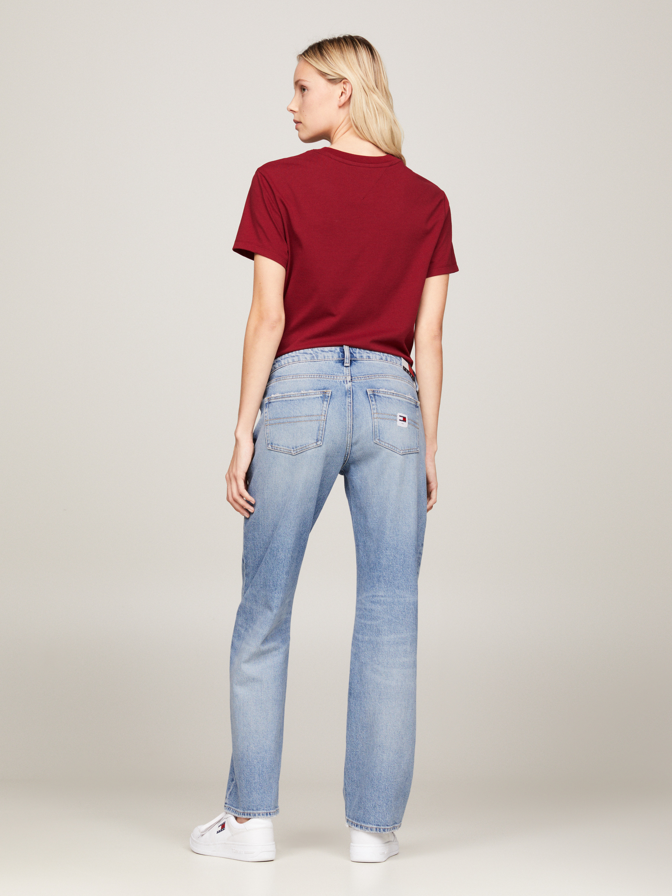 Sophie Low Rise Straight Faded Jeans Jeans Tommy Jeans