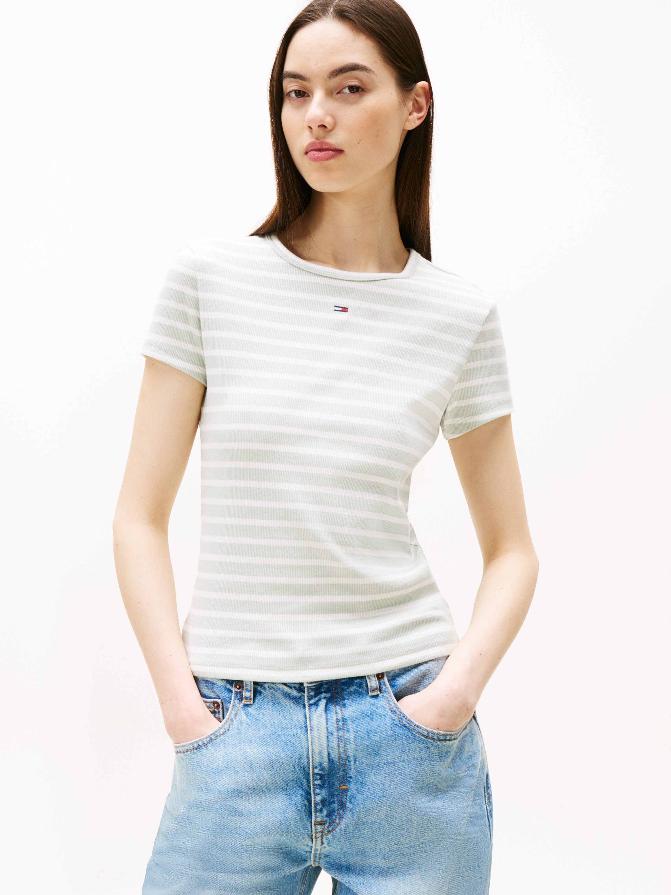 Slim Essential Rib Tee