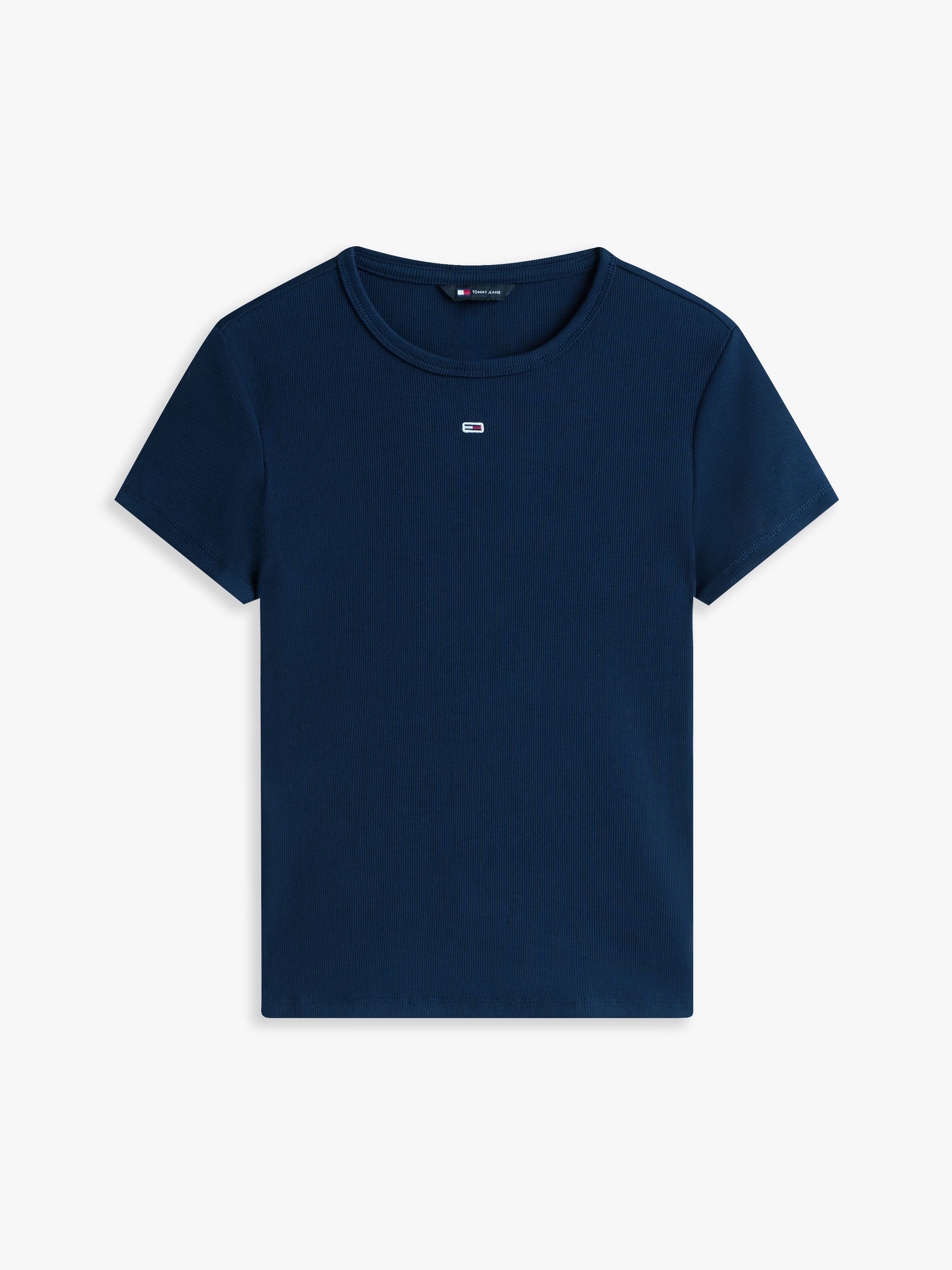 売れ筋商品|||トミーヒルフィガー Tシャツ レディース トップス SLIM ESSENTIAL - Print T-shirt - dark night navy Slim Essential Rib Tee |T-Shirts | Tommy Jeans