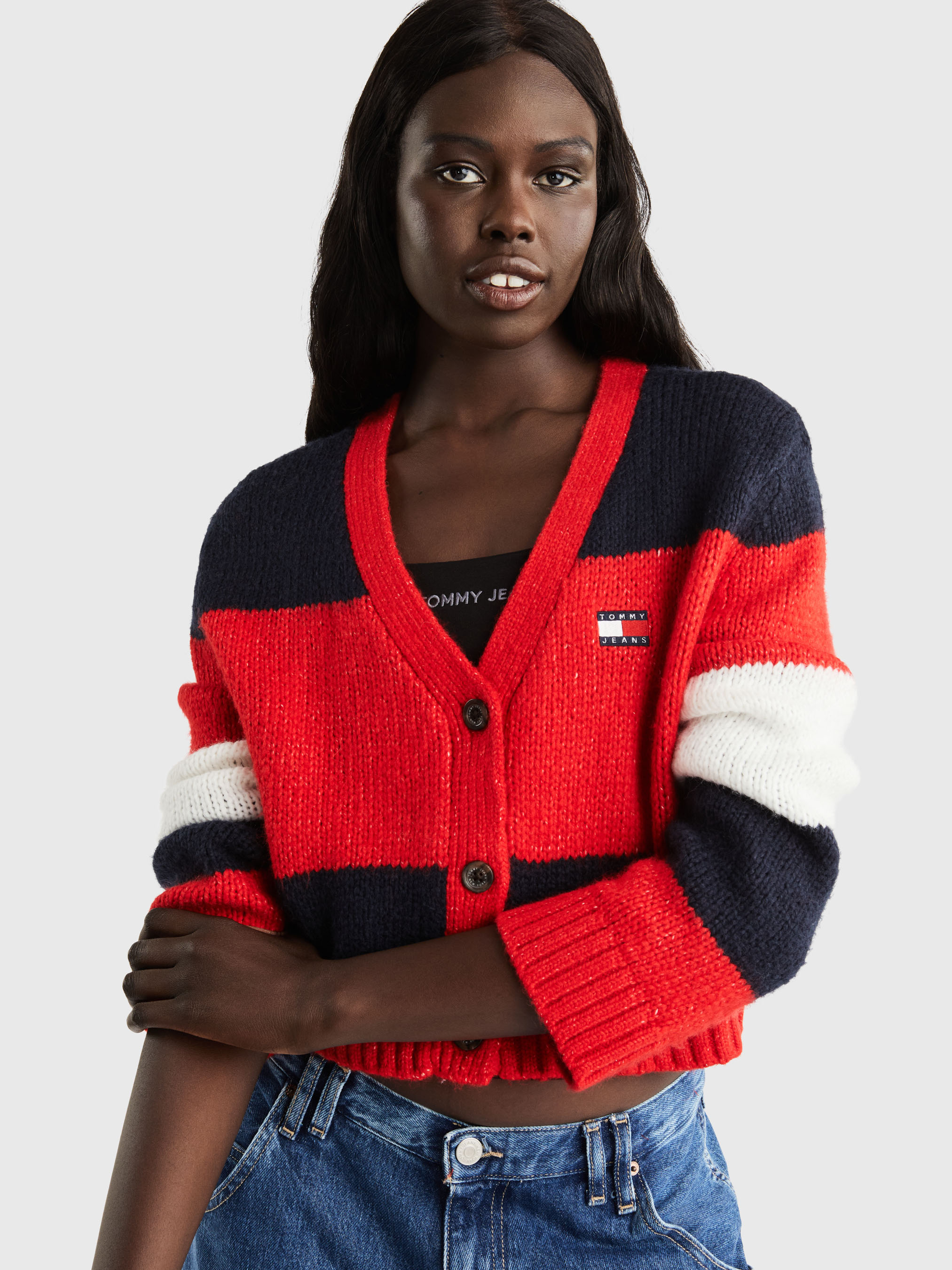 【HI FI FNK】Tom Stripe Cardigan HI FI FNK】Tom Stripe Cardigan (HI FI FNK/カーディガン