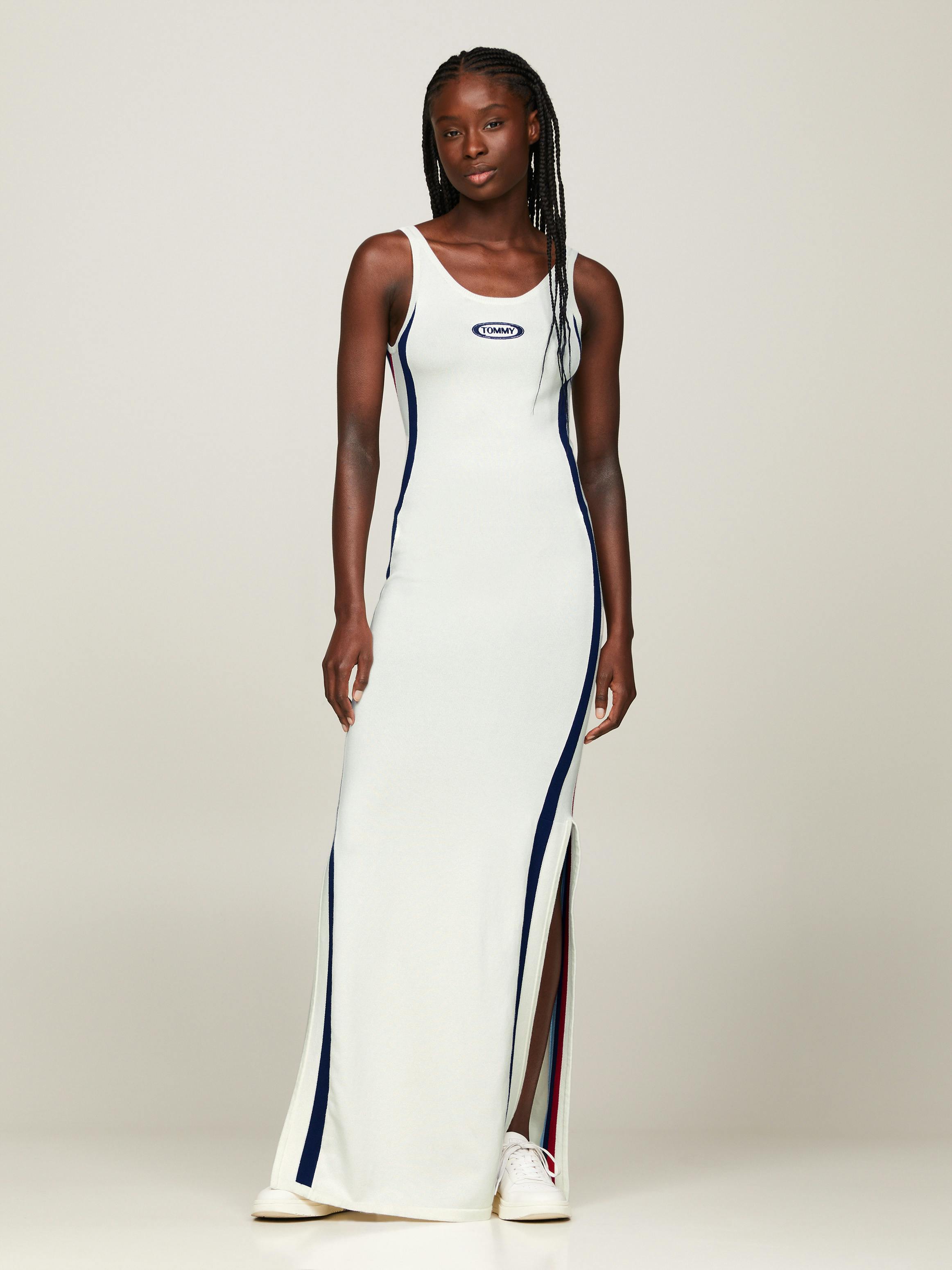 Sleeveless Ribbed Sheer Bodycon Maxi Dress | Dresses & Jumpsuits | Tommy Jeans Sleeveless Ribbed Sheer Bodycon Maxi Dress | Dresses & Jumpsuits | Tommy Jeans