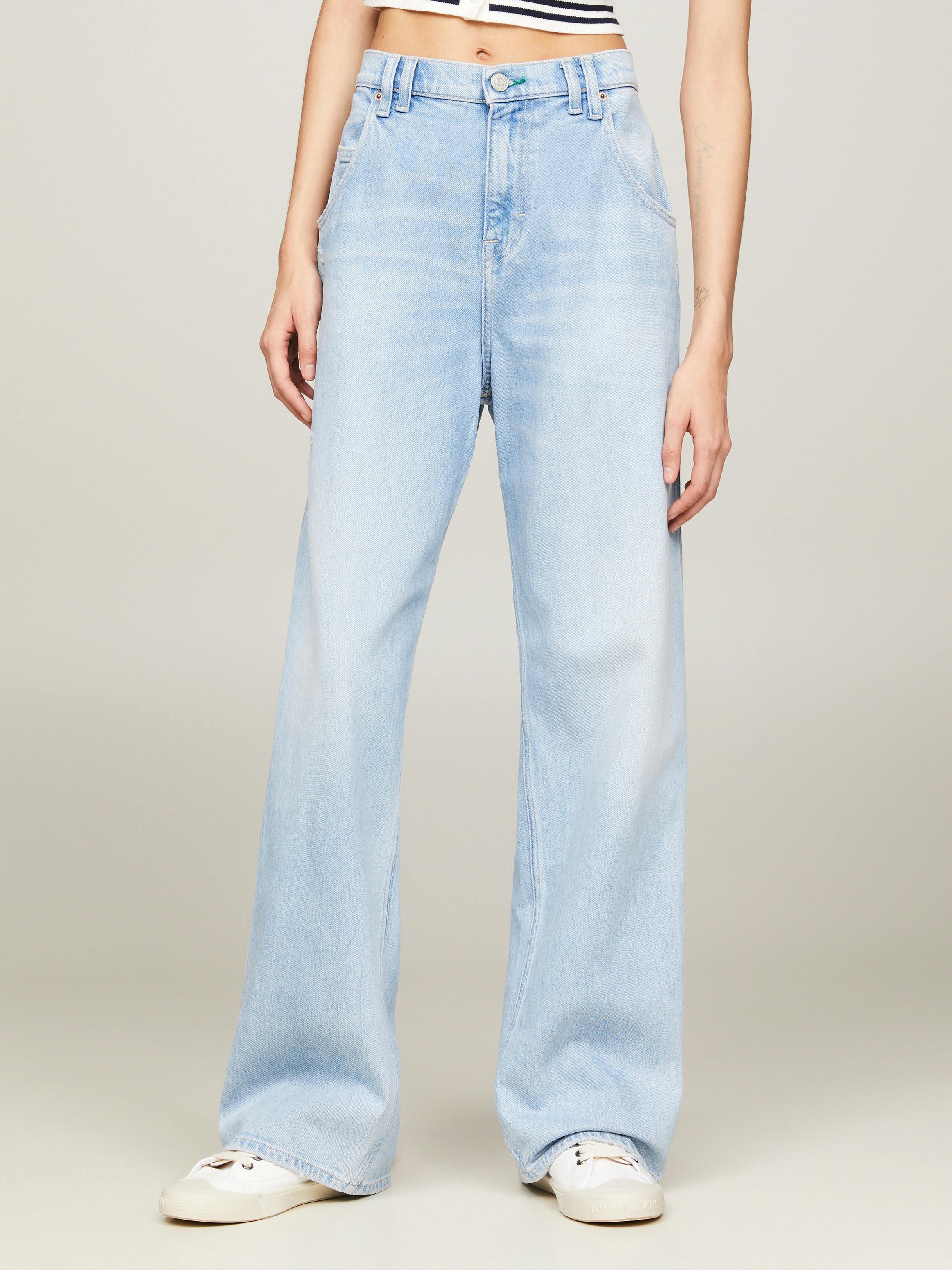 Classics Daisy Low Rise Mom Baggy Distressed Jeans | Jeans | Tommy 