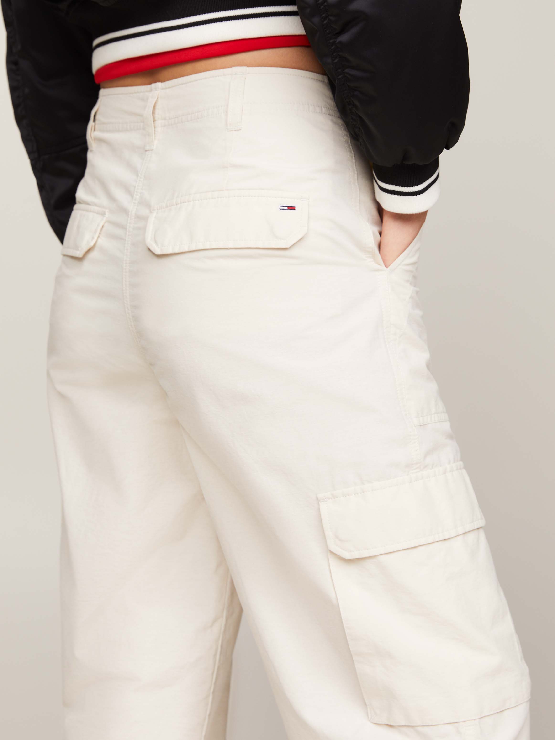 Harper High Rise Mom Cargo Trousers | Pants | Tommy Jeans