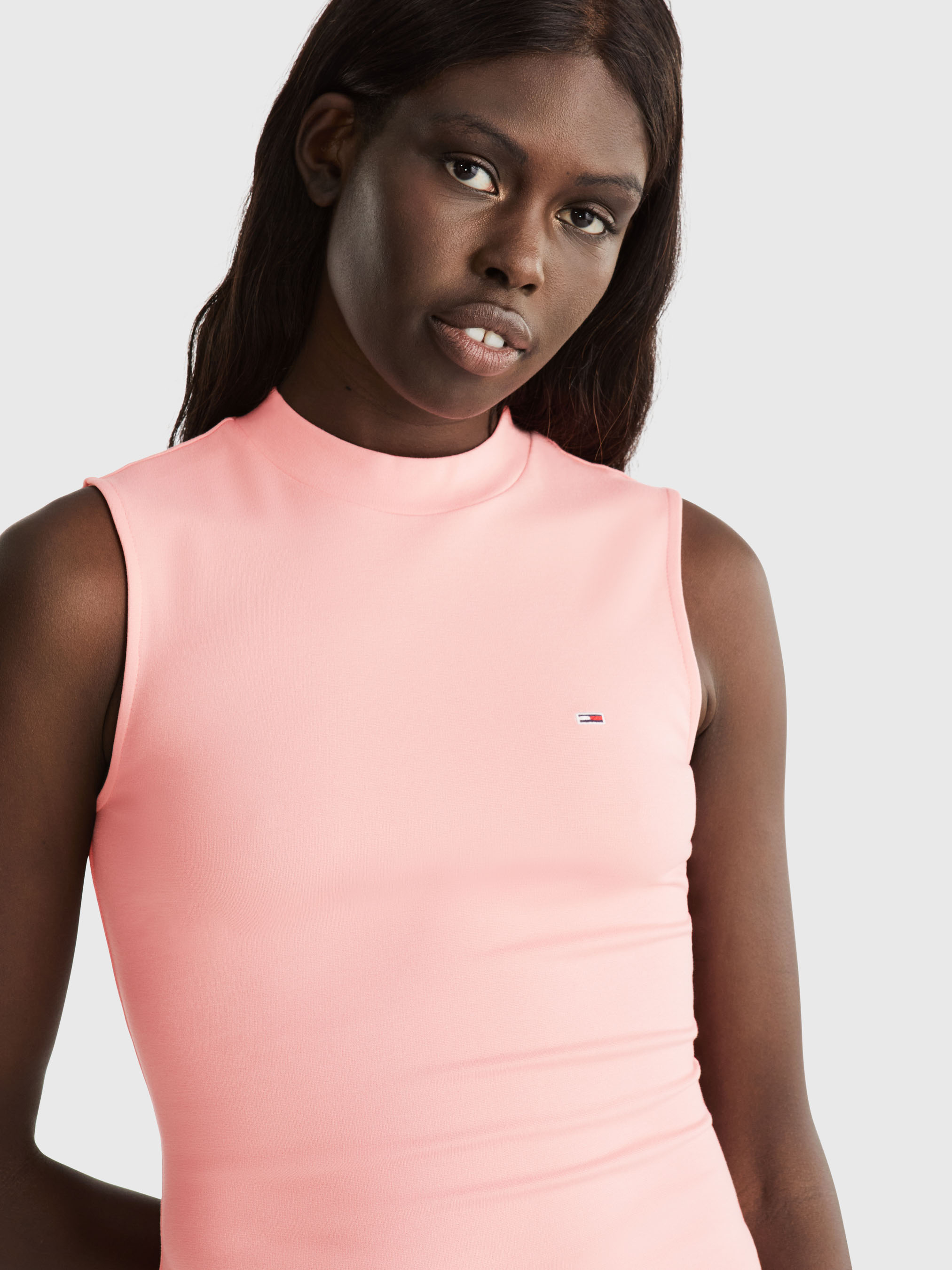 Mock Turtleneck Maxi Bodycon Dress | Dresses & Jumpsuits | Tommy Jeans