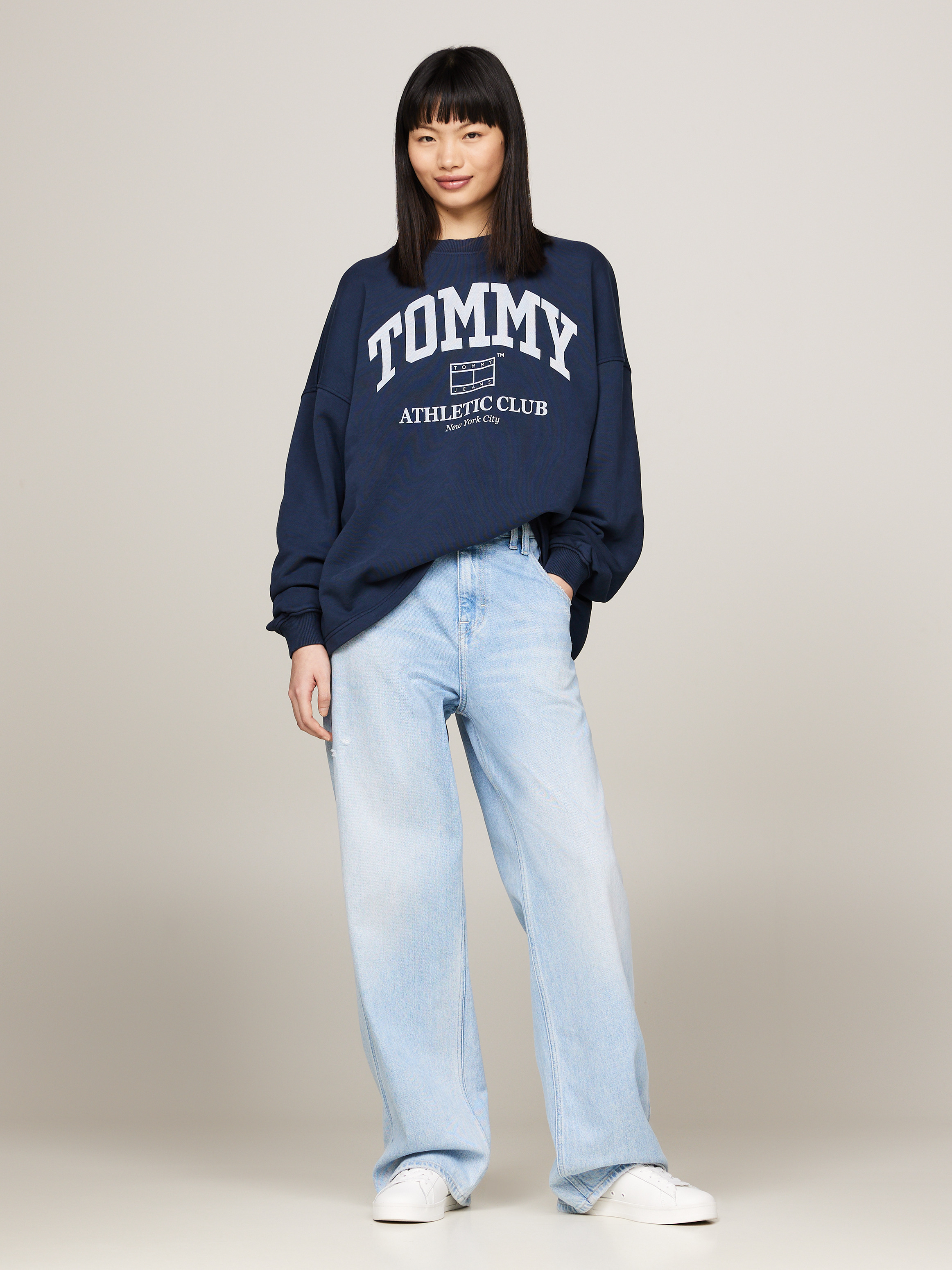 Varsity Logo Oversized Sweatshirt | Sweatshirts & Hoodies