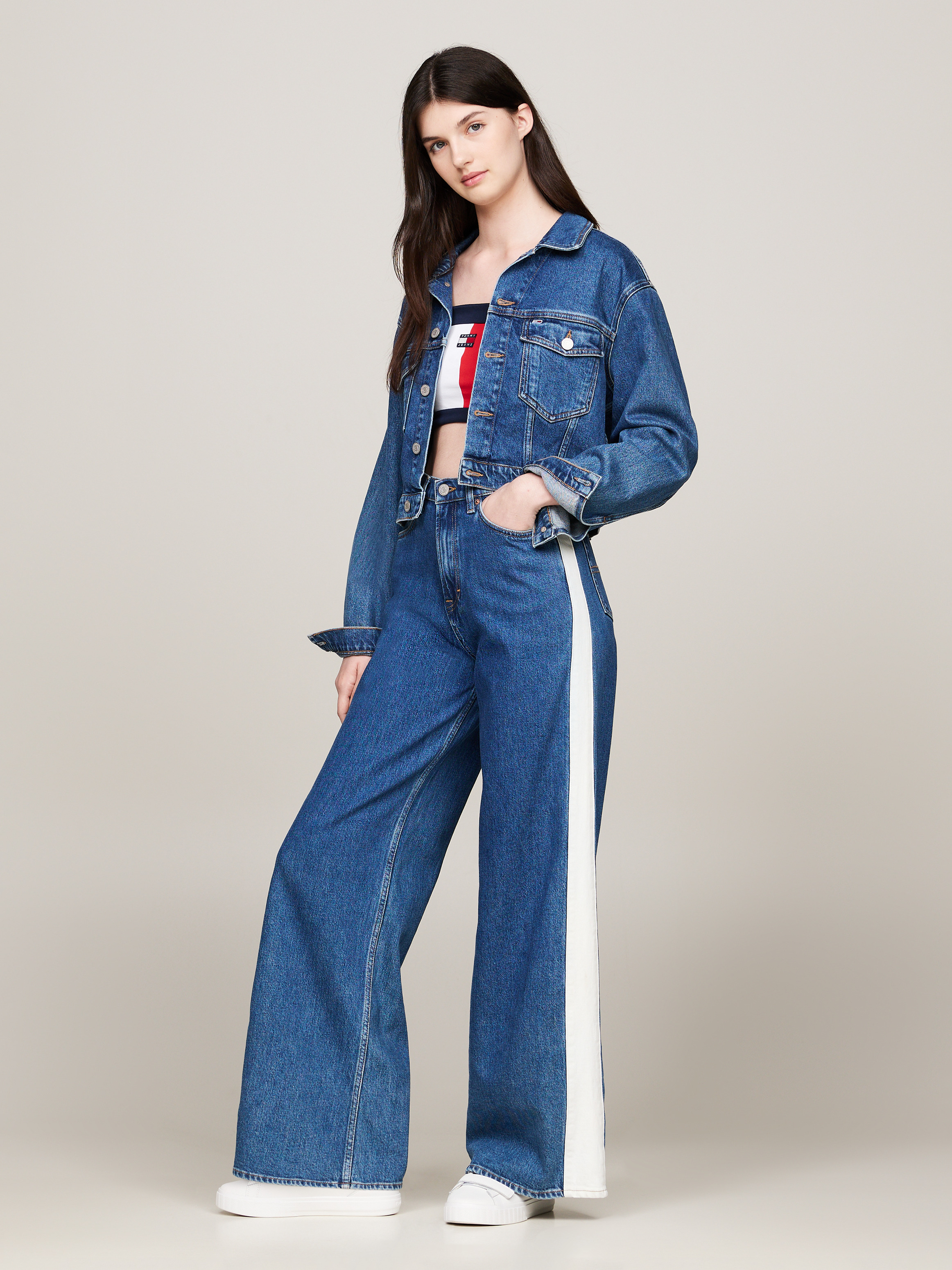 Archive Claire High Rise Wide Leg Jeans | Jeans | Tommy Jeans
